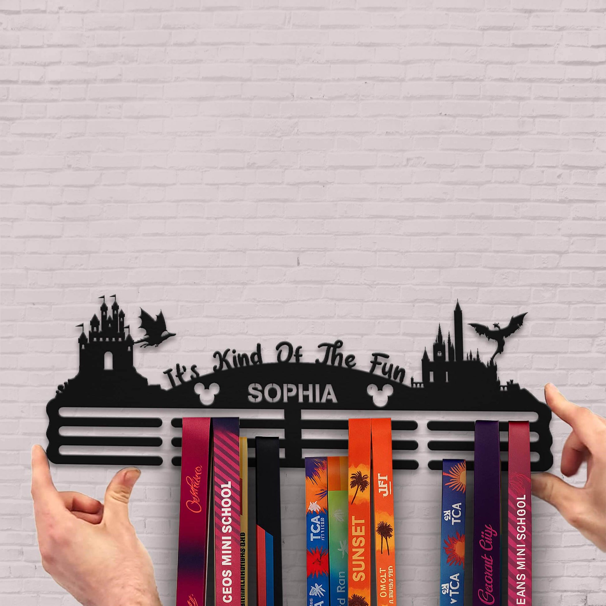 It's Kind Of The Fun Medal Hanger, Custom Metal Medal Holder, Personalized Name Display Rack, Sports Awards Gift - Champion Hanger