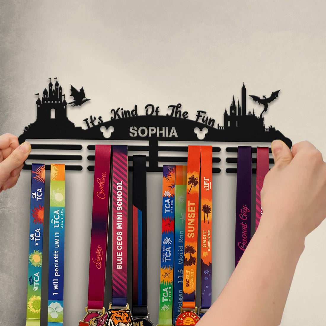 It's Kind Of The Fun Medal Hanger, Custom Metal Medal Holder, Personalized Name Display Rack, Sports Awards Gift - Champion Hanger