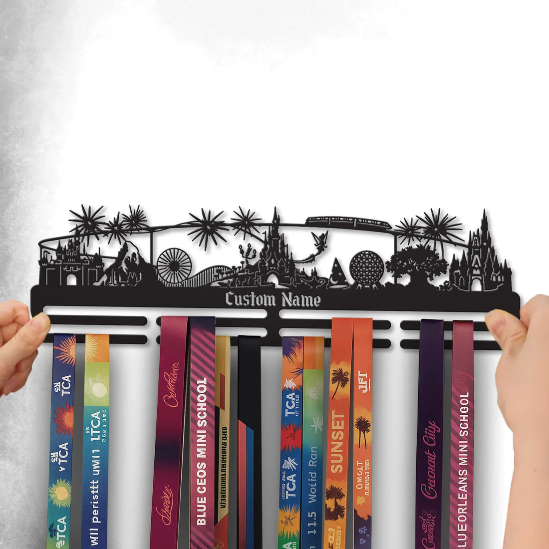 Personalized Stainless Steel Medal Hanger - Magic Kingdom Marathon Gift - ChampionHanger - Champion Hanger