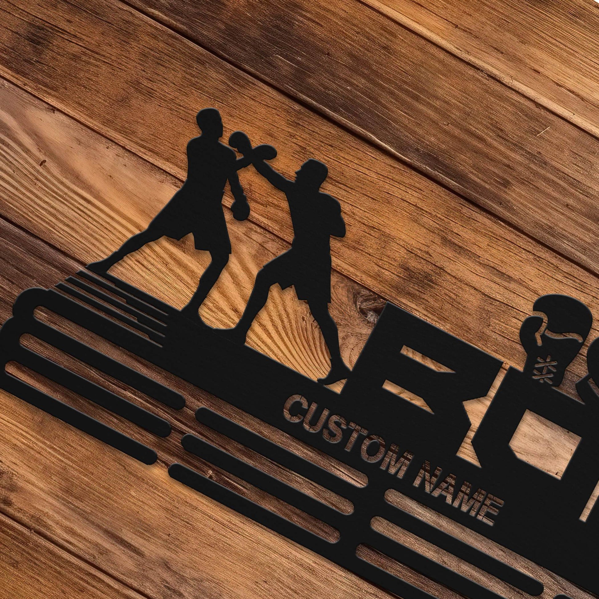 Boxing Medal Display Rack – Custom Metal Medal Hanger for Boxing Trophies and Awards - Champion Hanger