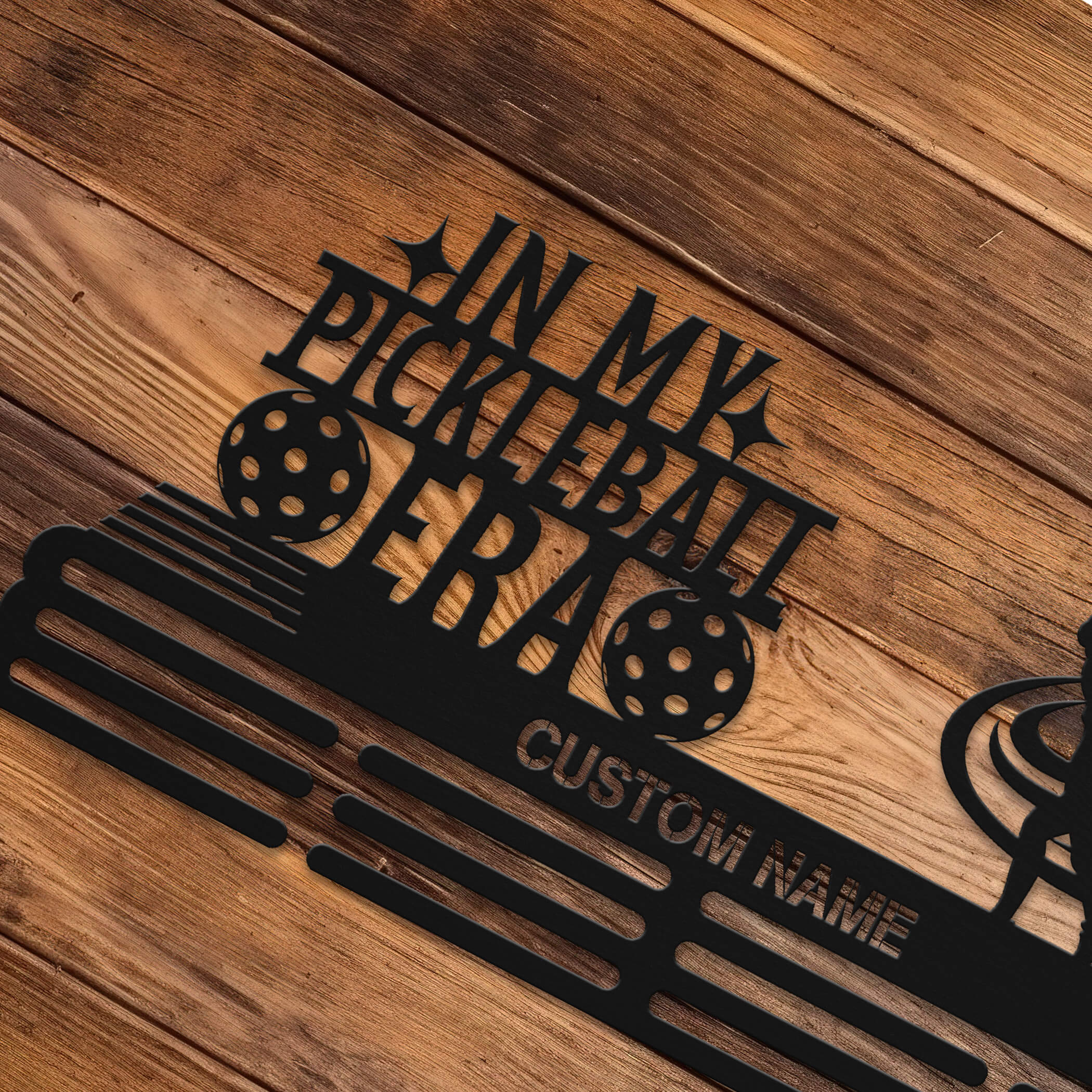 Stainless Steel Pickleball Medal Hanger – "In My Pickleball Era" | Custom Medal Display by ChampionHanger