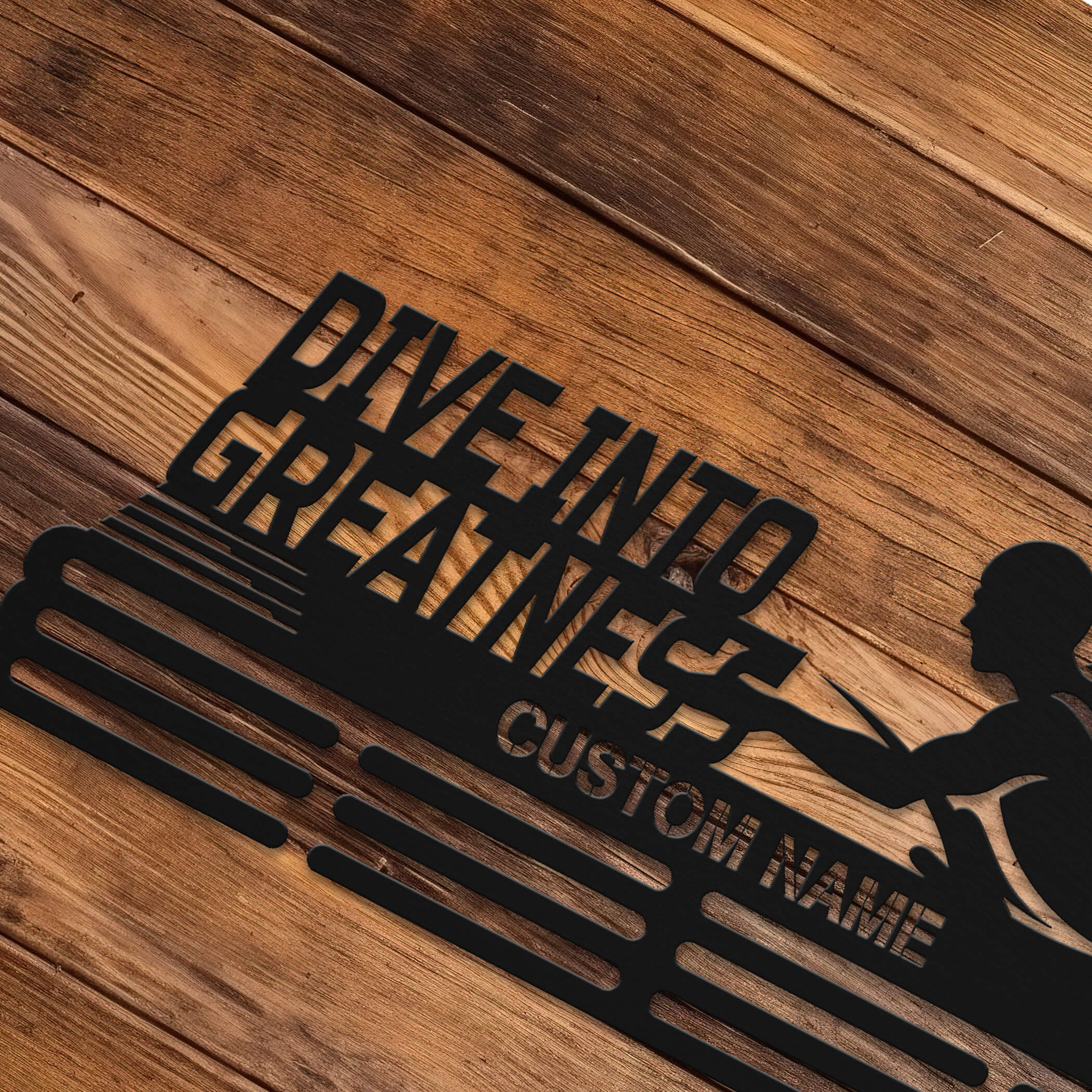 Personalized Stainless Steel Swimming Medal Hanger – Dive into Greatness | ChampionHanger