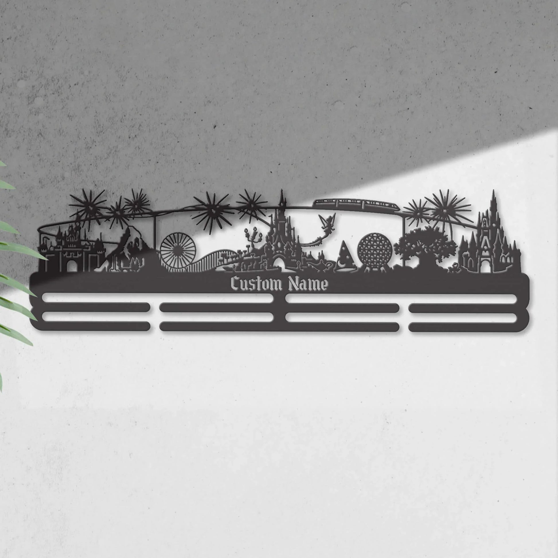 Personalized Stainless Steel Medal Hanger - Magic Kingdom Marathon Gift - ChampionHanger - Champion Hanger