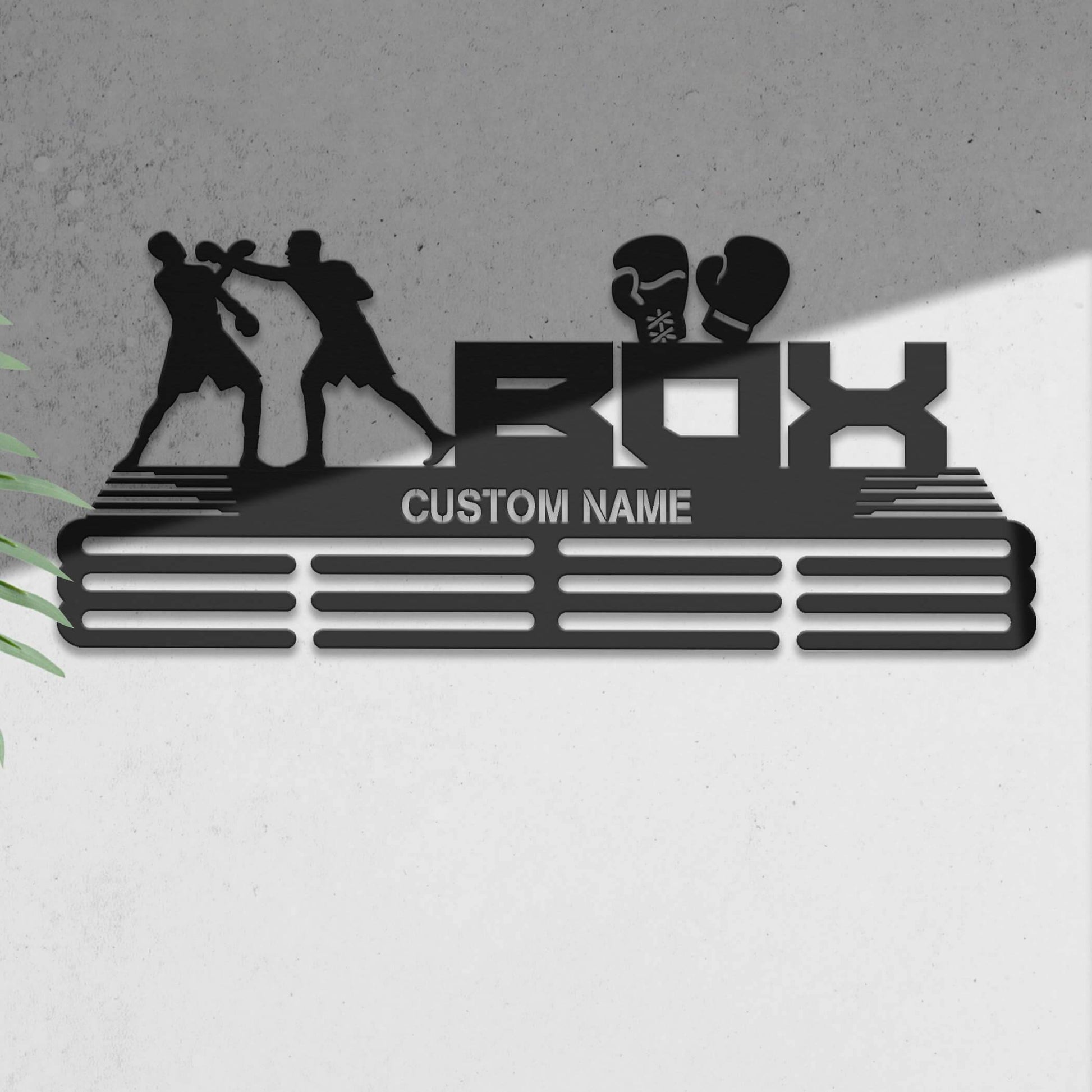 Boxing Medal Display Rack – Custom Metal Medal Hanger for Boxing Trophies and Awards - Champion Hanger