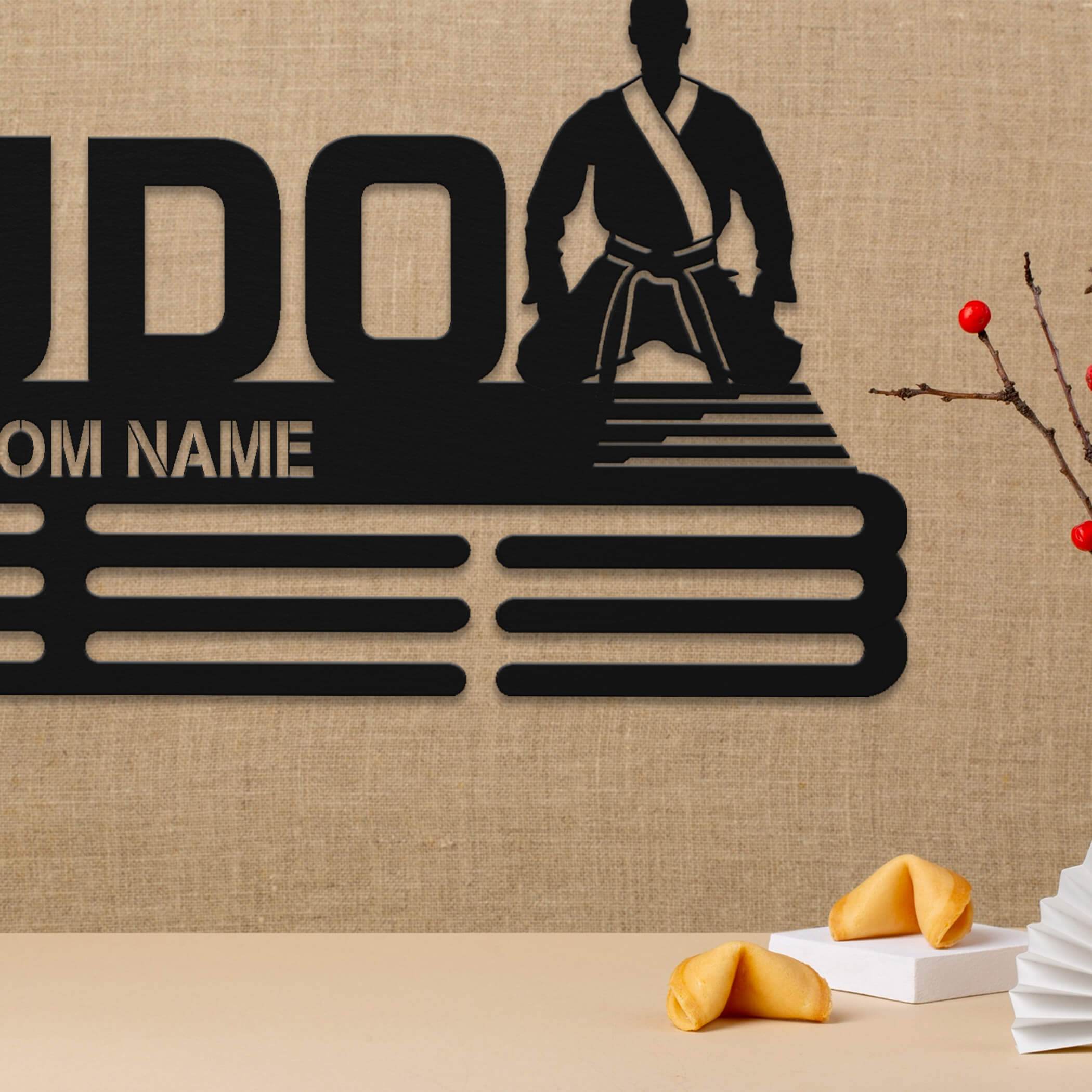 Judo Medal Display Rack – Custom Metal Medal Hanger for Judo Awards - Champion Hanger