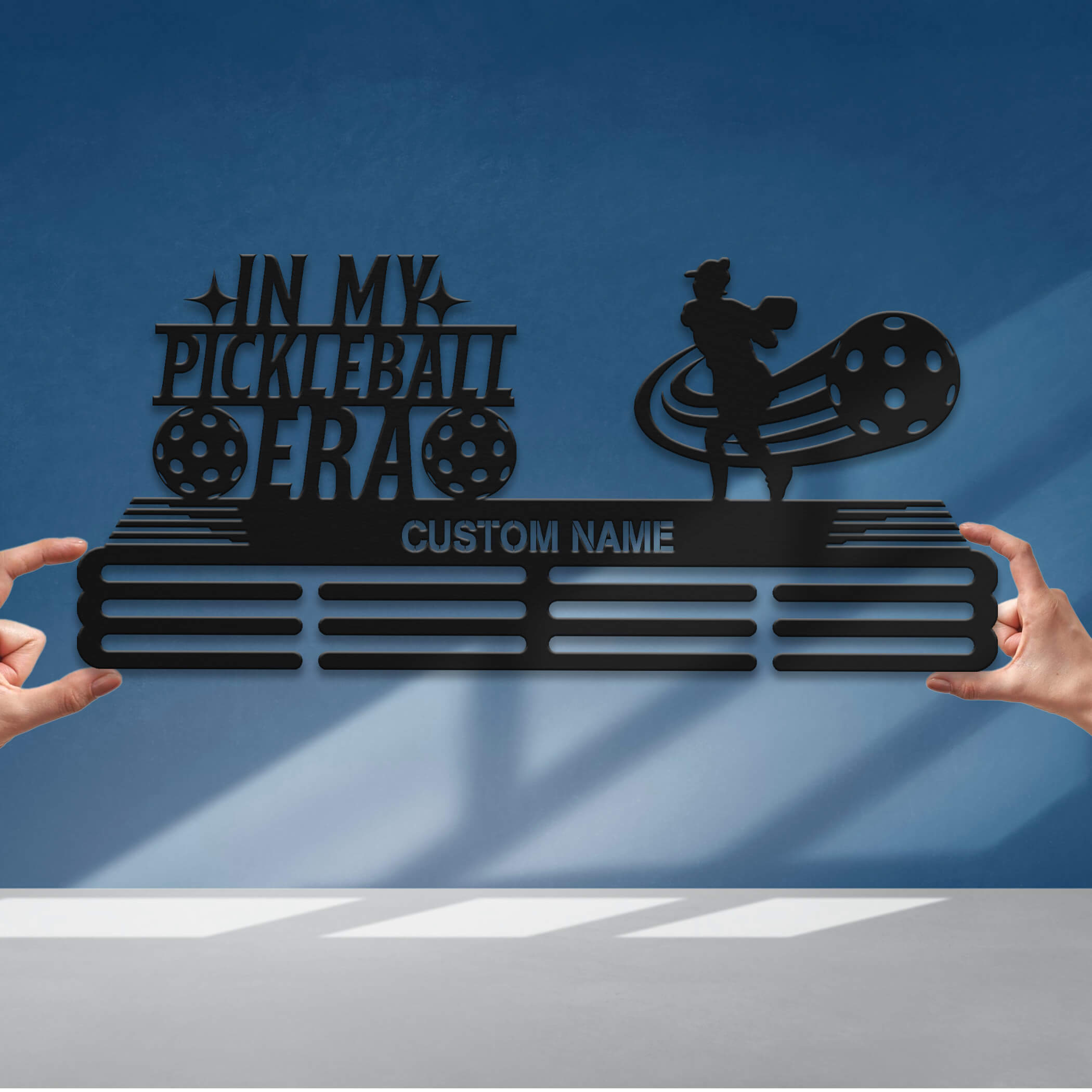Stainless Steel Pickleball Medal Hanger – "In My Pickleball Era" | Custom Medal Display by ChampionHanger
