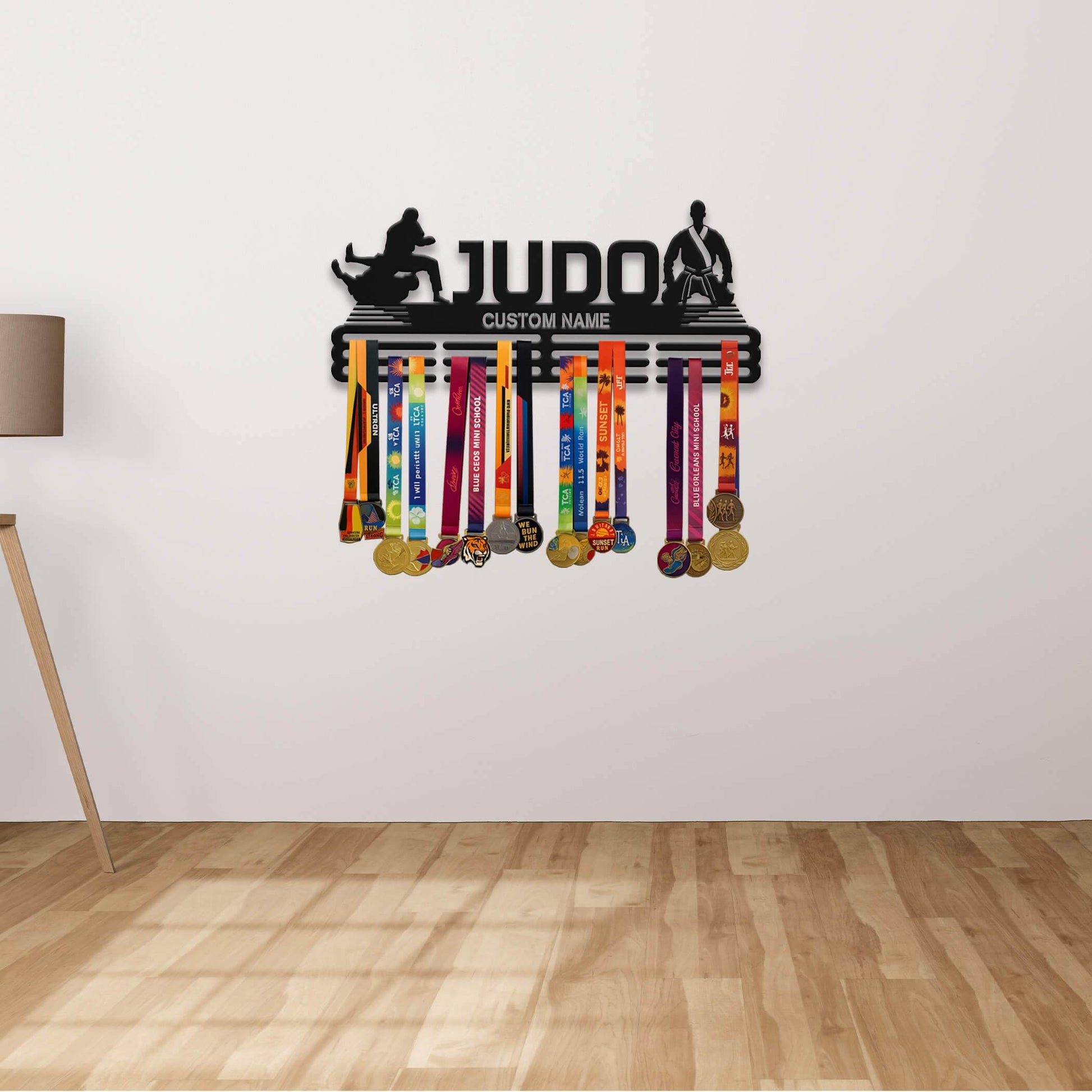 Judo Medal Display Rack – Custom Metal Medal Hanger for Judo Awards - Champion Hanger