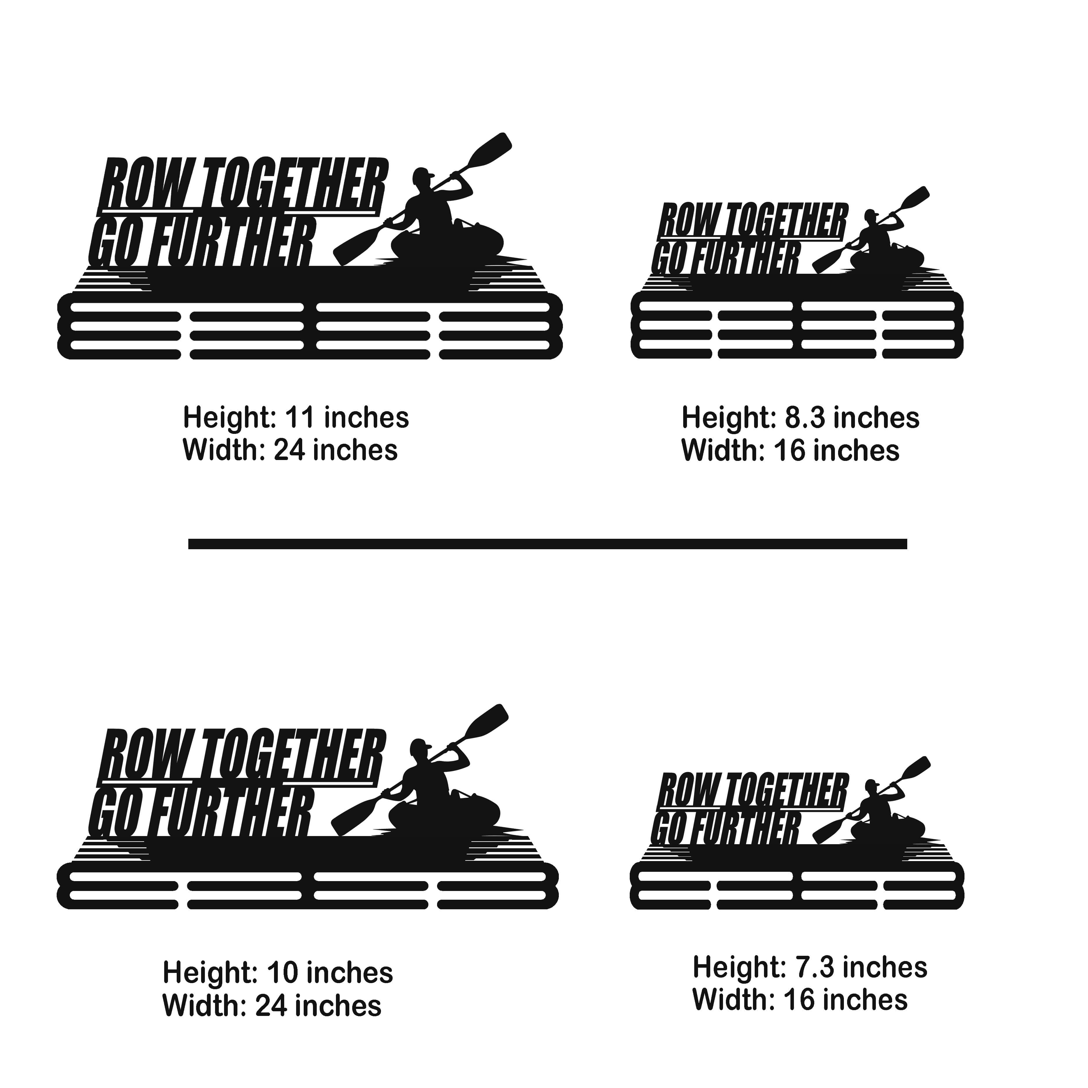 Personalized Kayak Medal Hanger – Stainless Steel Medal Holder with Custom Name | Gifts for Kayakers | ChampionHanger