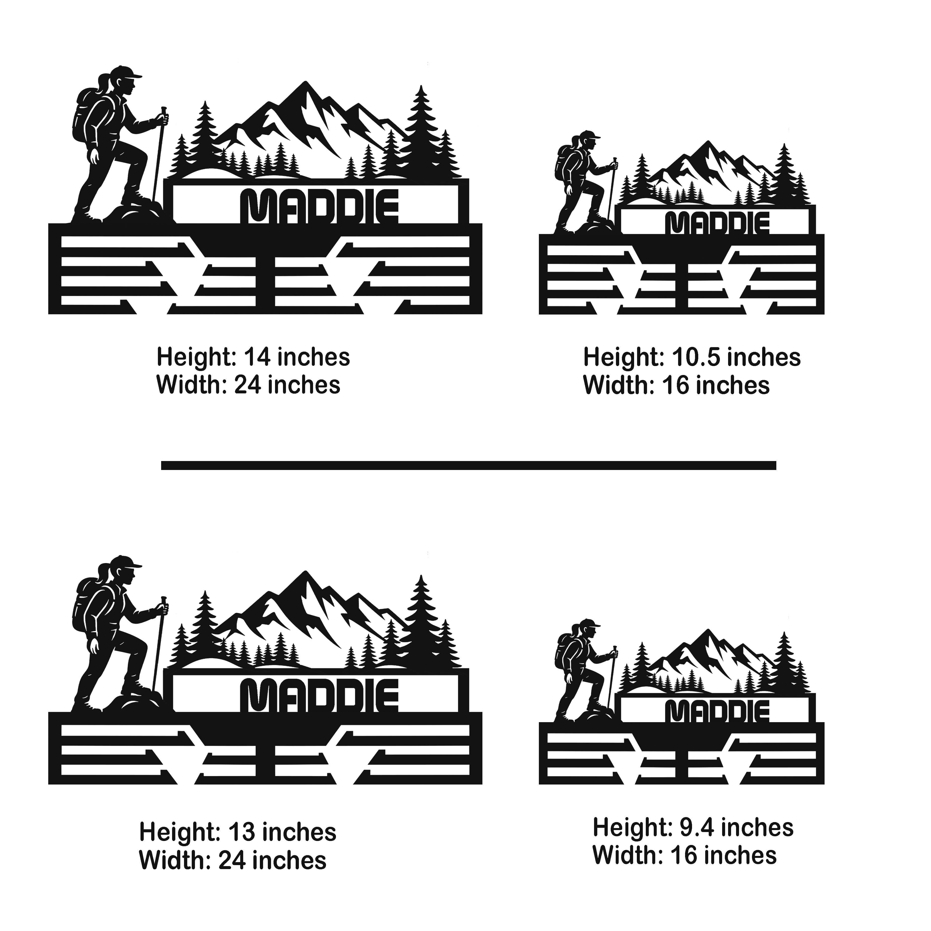 Personalized Hiking Medal Hanger – Stainless Steel Medal Display Rack – Custom Medal Holder for Hikers and Outdoor Awards - Champion Hanger