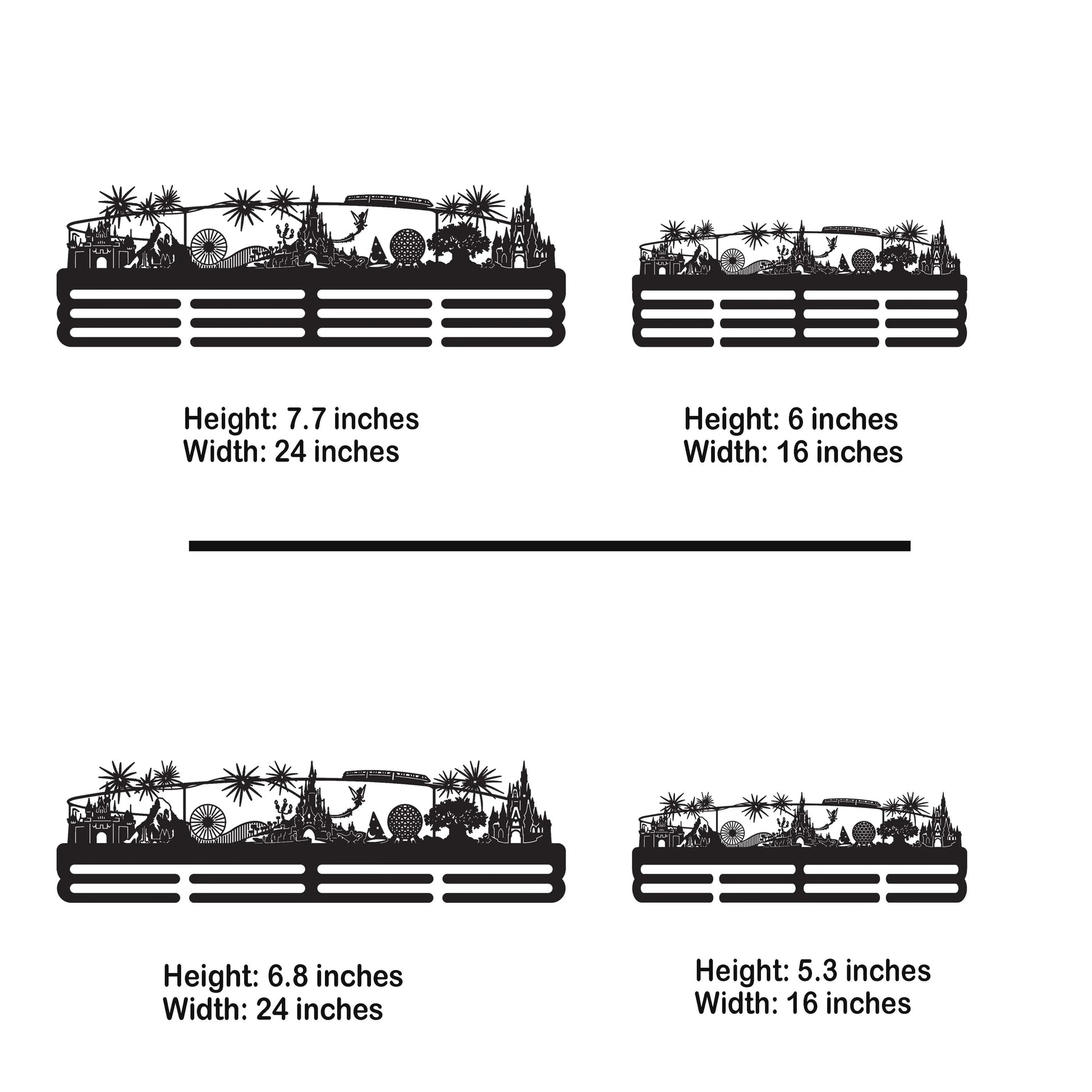 Personalized Stainless Steel Medal Hanger - Magic Kingdom Marathon Gift - ChampionHanger - Champion Hanger