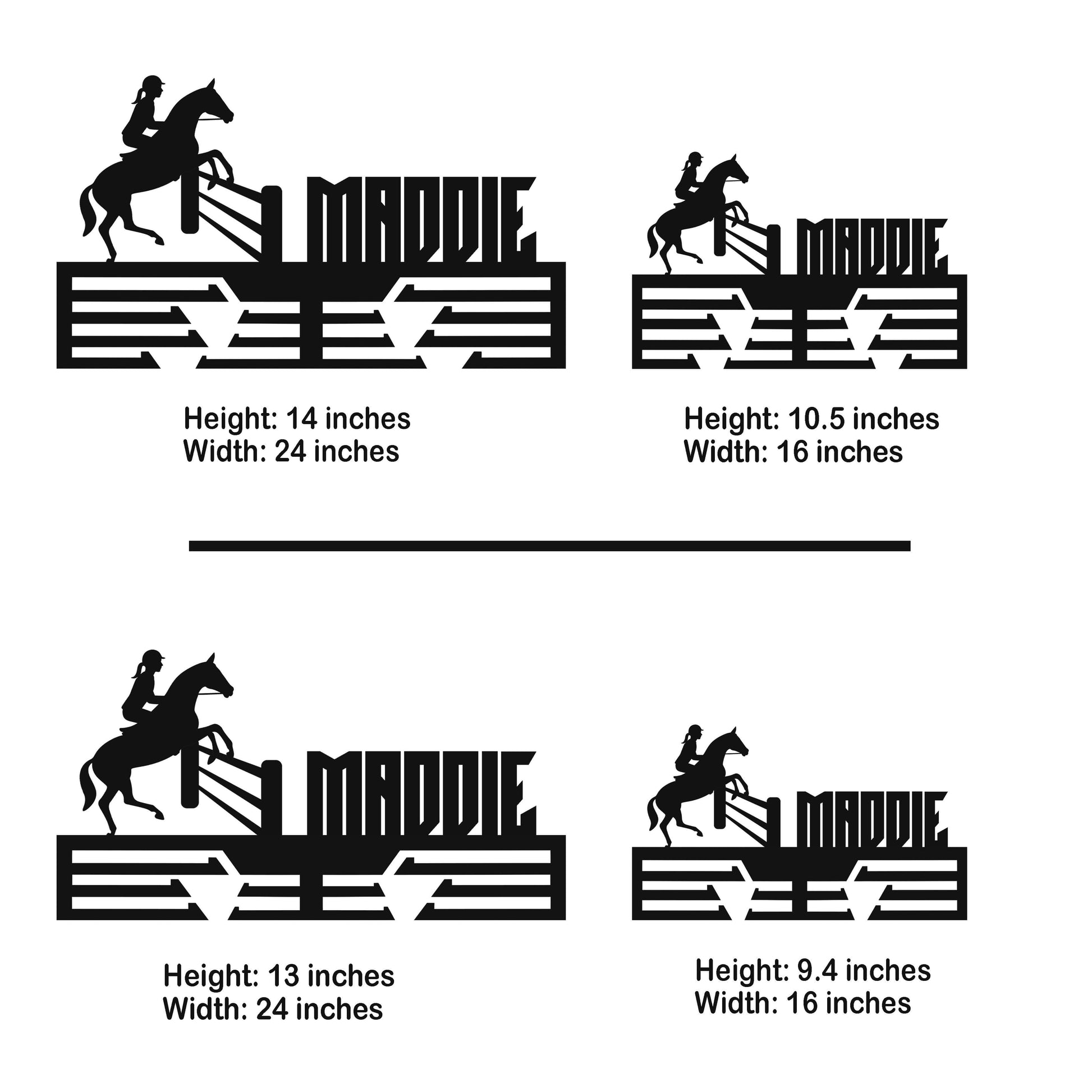 Personalized Equestrian Medal Hanger – Stainless Steel Horse Riding Medal Display Rack – Custom Wall Holder for Equestrian Awards & Gifts - Champion Hanger
