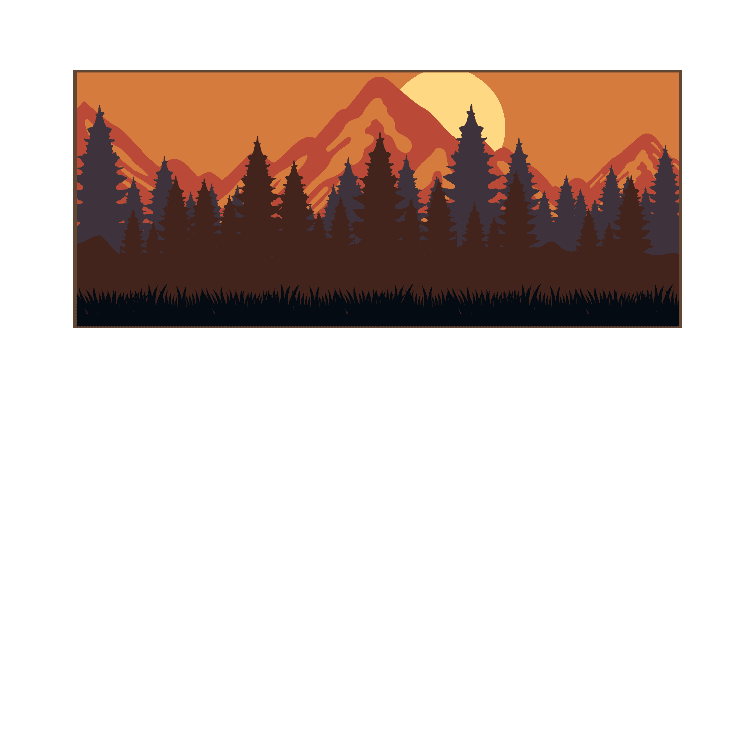 Mountain Sunset Wooden Medal Hanger For Runner, Custom medal holder, ChampionHanger Running gifts - Champion Hanger