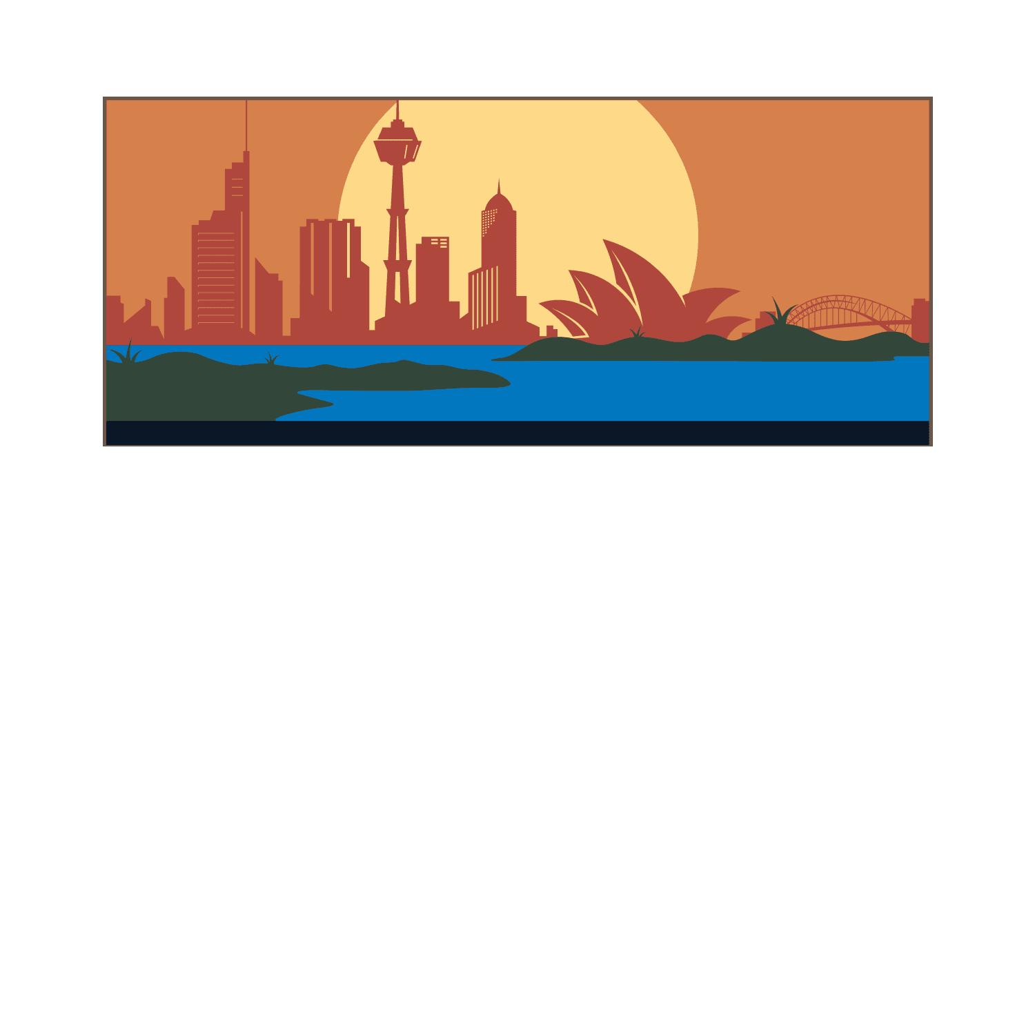 Personalized Sydney Australia Skyline Medal Hanger for Runners, ChampionHanger running gifts - Champion Hanger