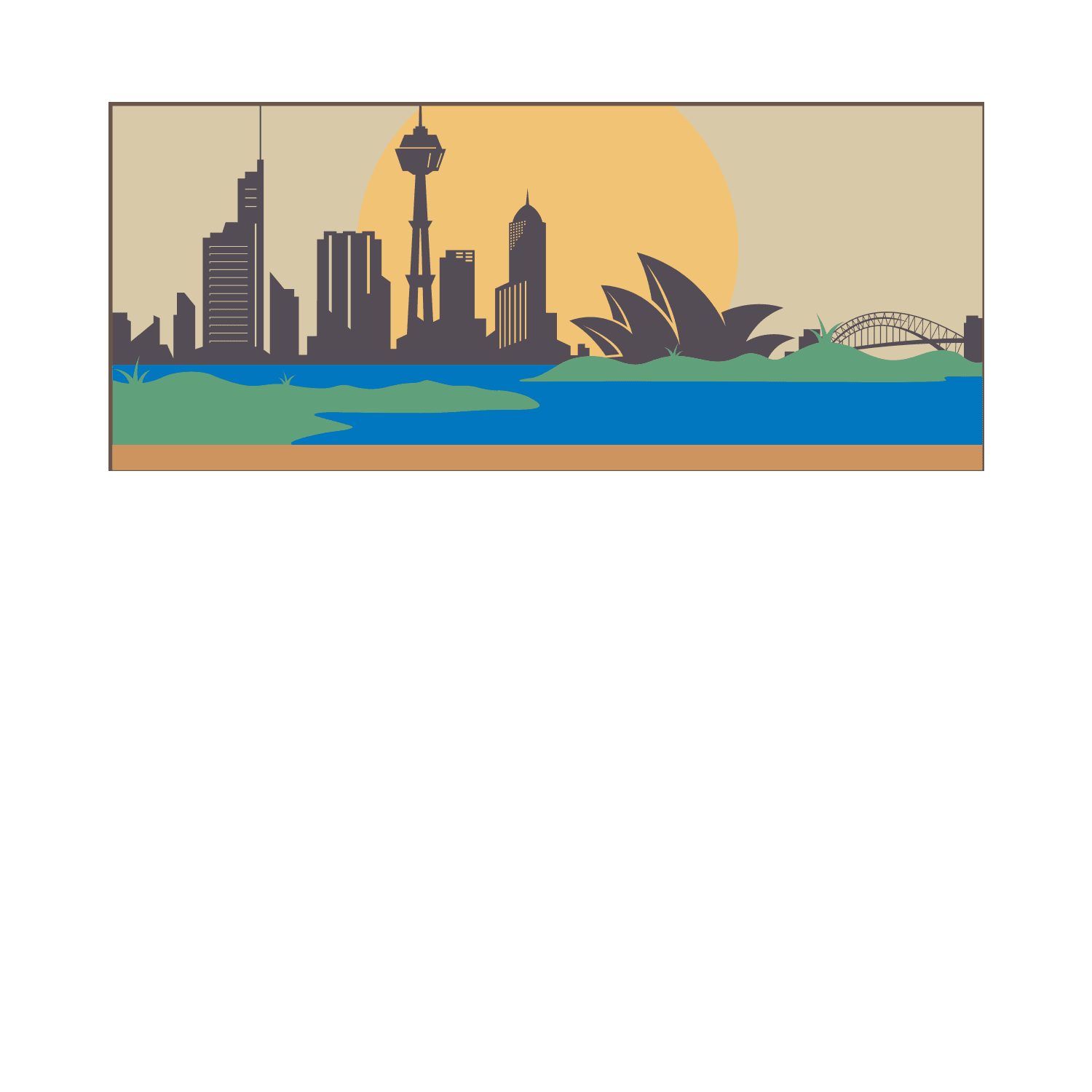Sydney City Australia Running Medal Hanger, ChampionHanger running gifts - Champion Hanger