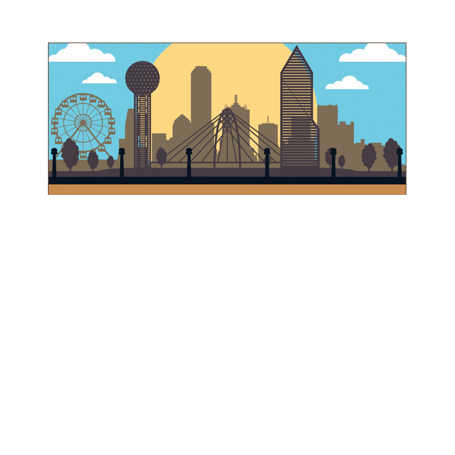 Custom Wooden Medal Hanger for Runners & Cyclists | Dallas City Design | Personalized Display by ChampionHanger