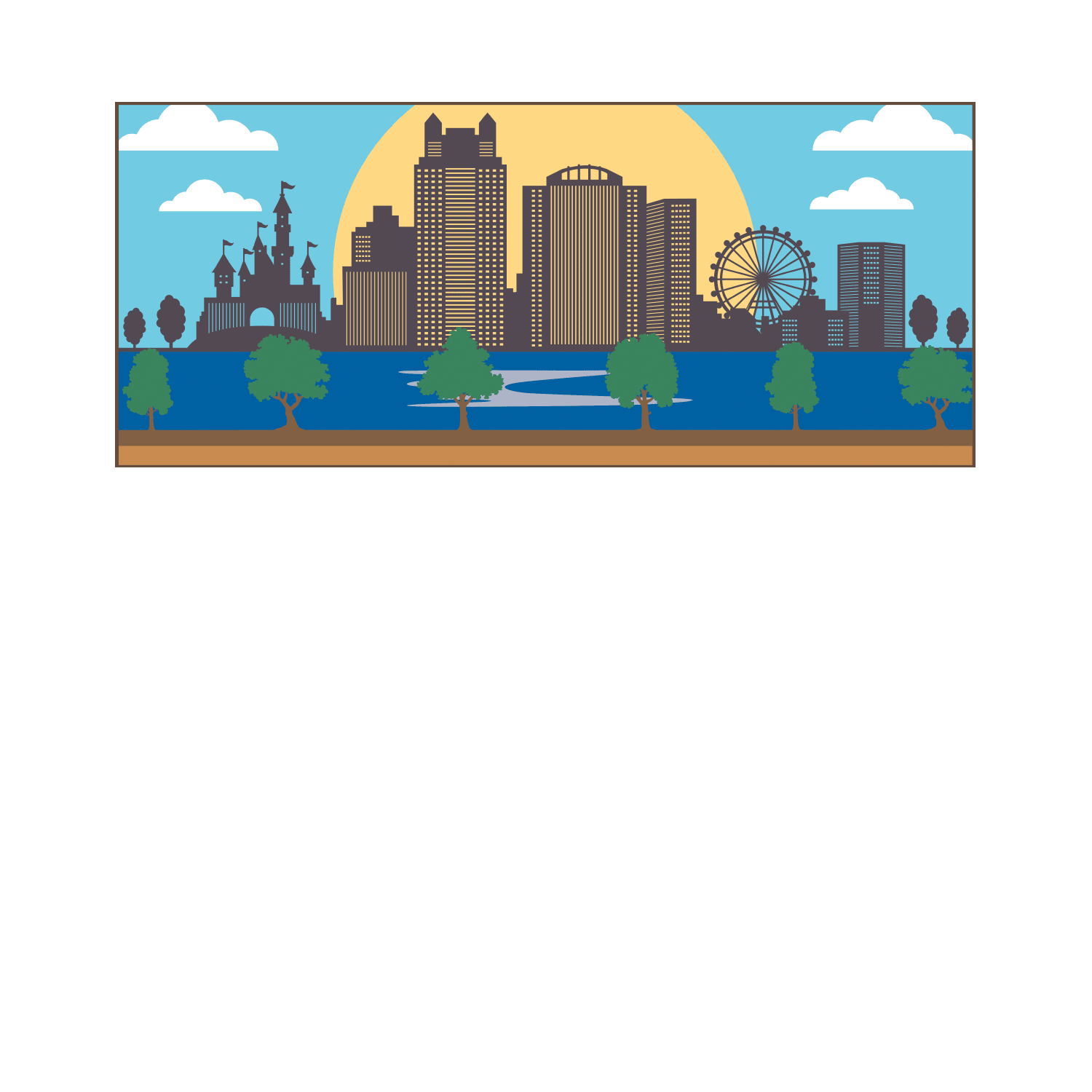 Personalized Wooden Running Medal Hanger – Orlando Florida City Design | Custom Name Gift for Runners | Championhanger