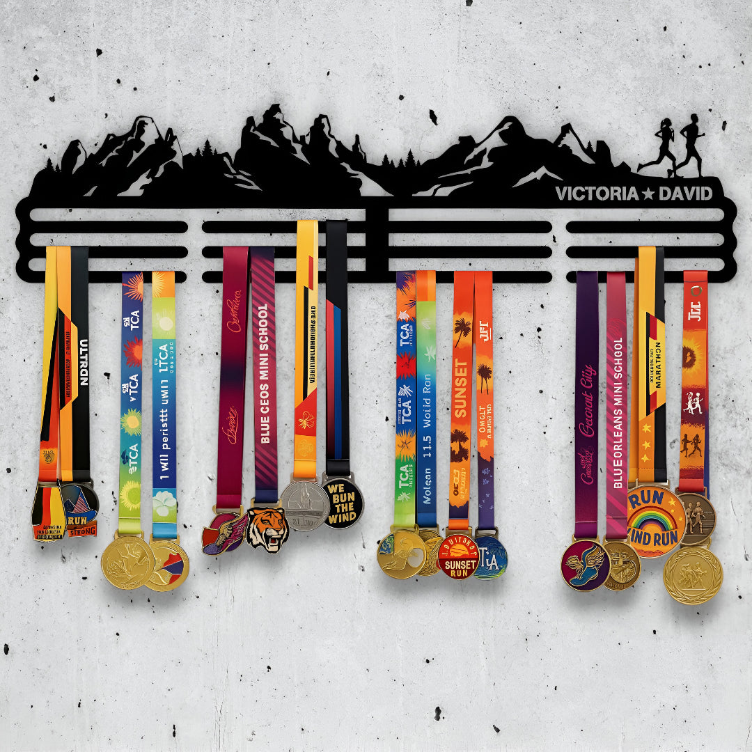 Custom Medal Hanger for Runners – Stainless Steel Display Rack MH001