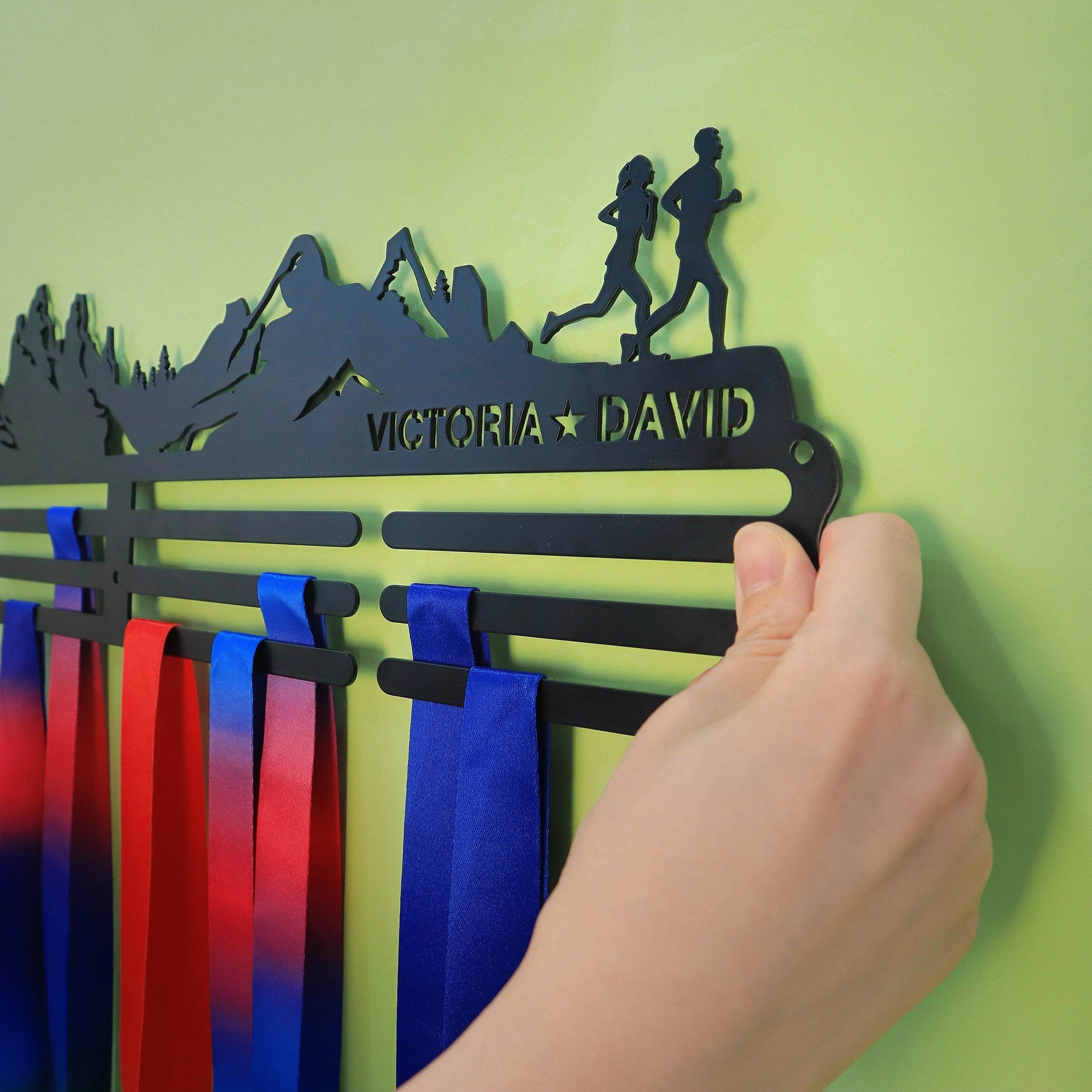 Custom Medal Hanger for Runners – Stainless Steel Display Rack - Champion Hanger