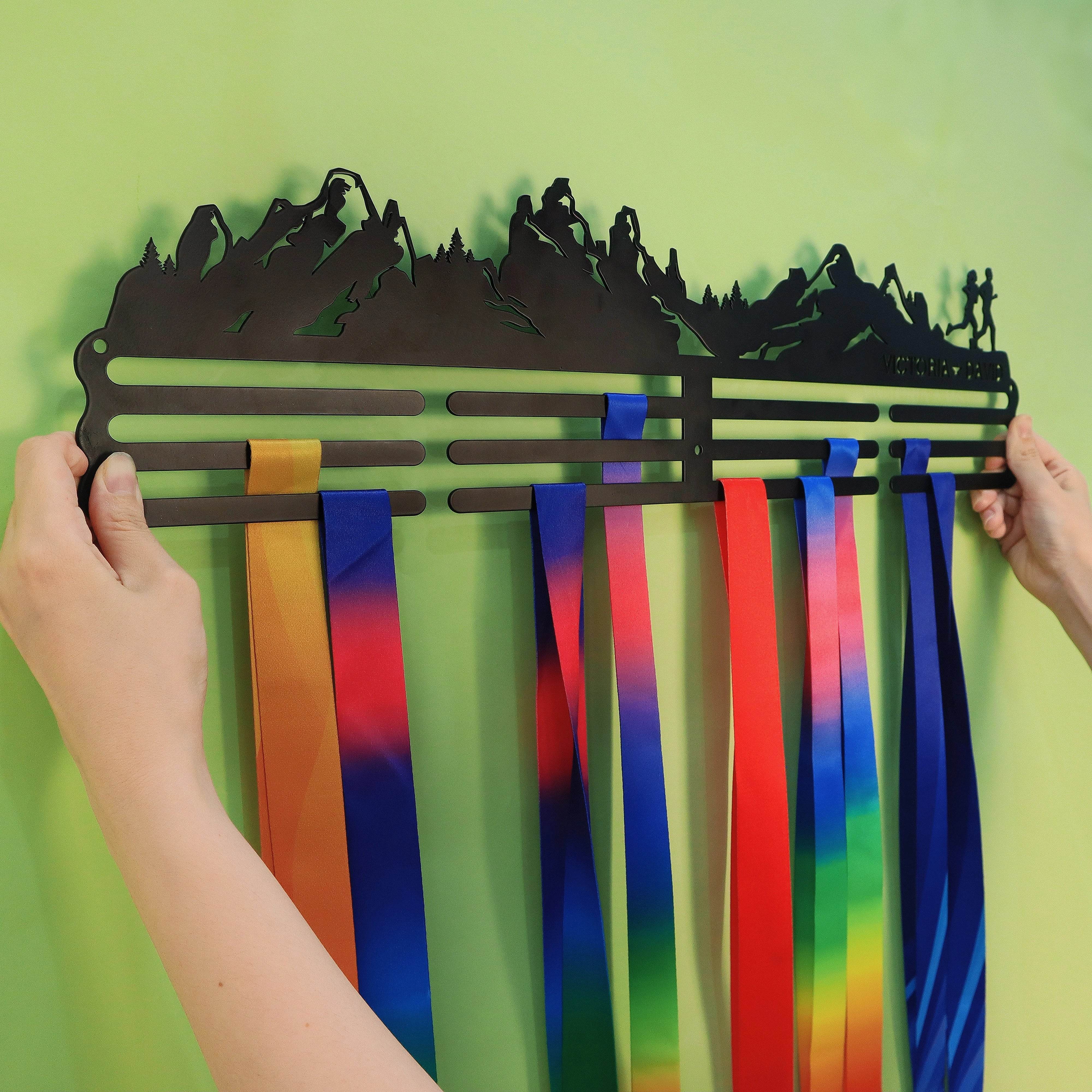 Custom Medal Hanger for Runners – Stainless Steel Display Rack - Champion Hanger