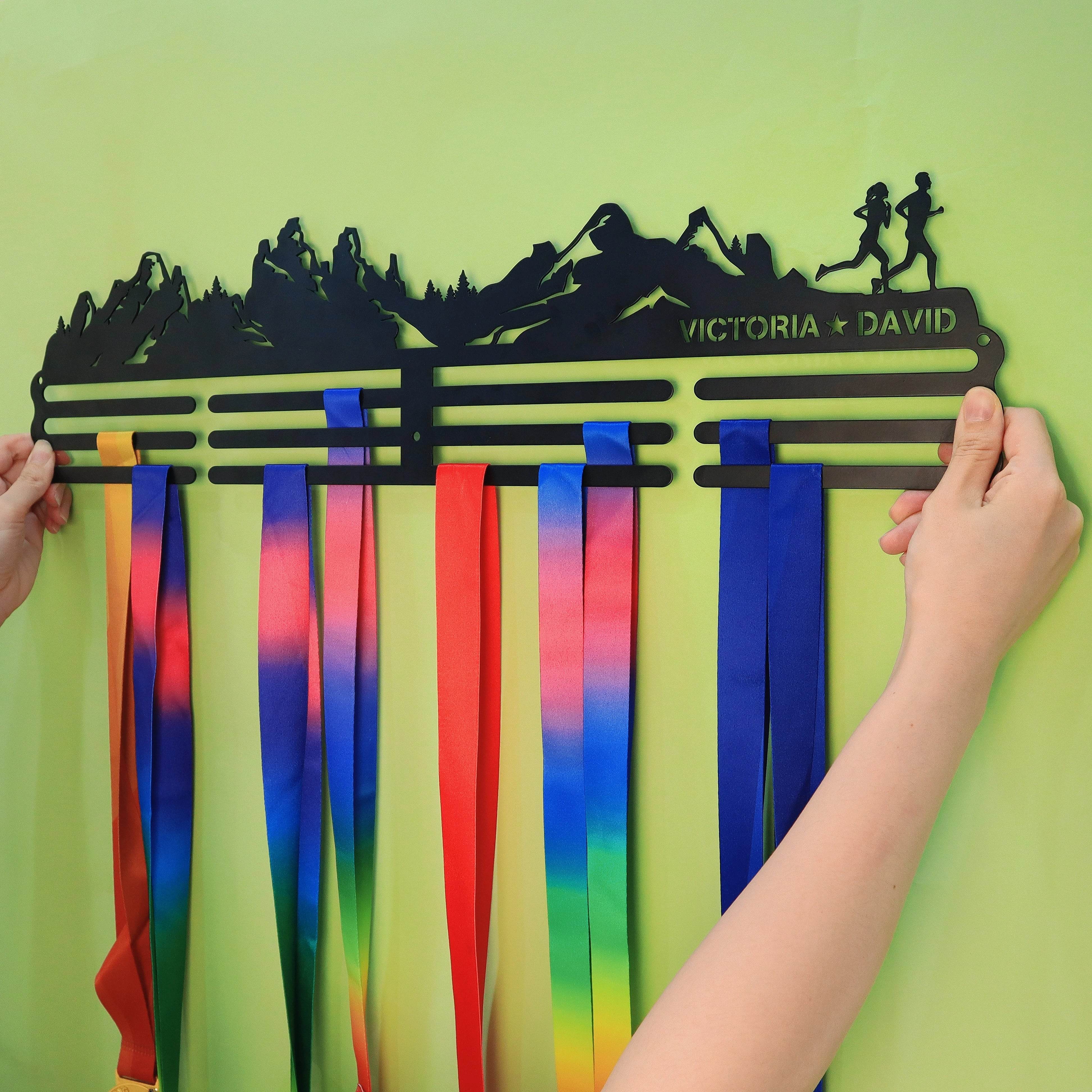 Custom Medal Hanger for Runners – Stainless Steel Display Rack - Champion Hanger