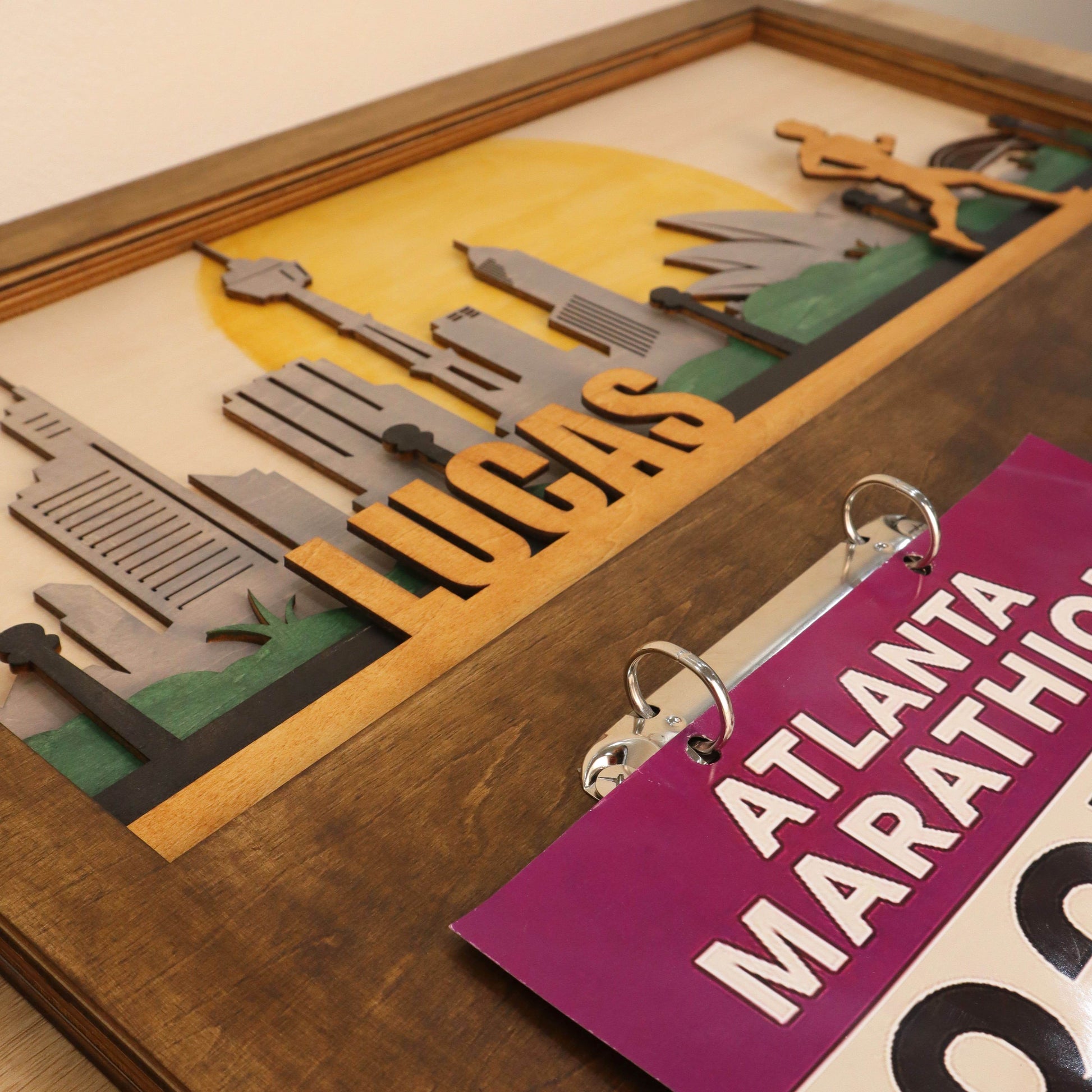 Custom Runner Medal Holder with Sydney Skyline, ChampionHanger running gifts - Champion Hanger