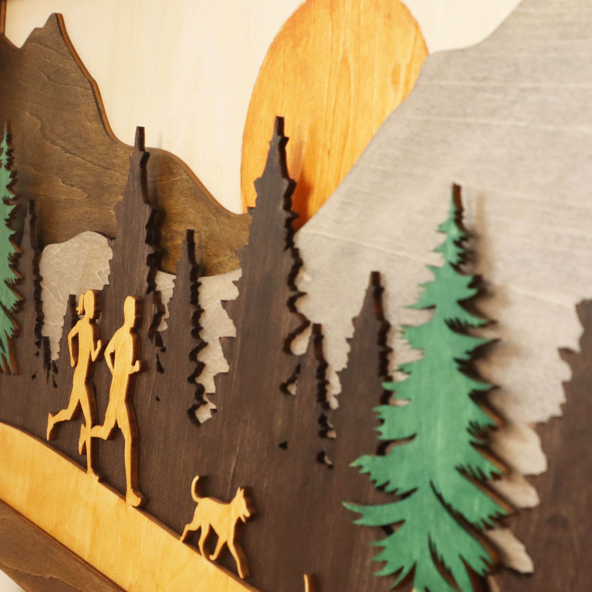 Custom Running Family Medal hanger – Wooden Medal Display Rack with Name for Runner , ChampionHanger hiking gifts - Champion Hanger