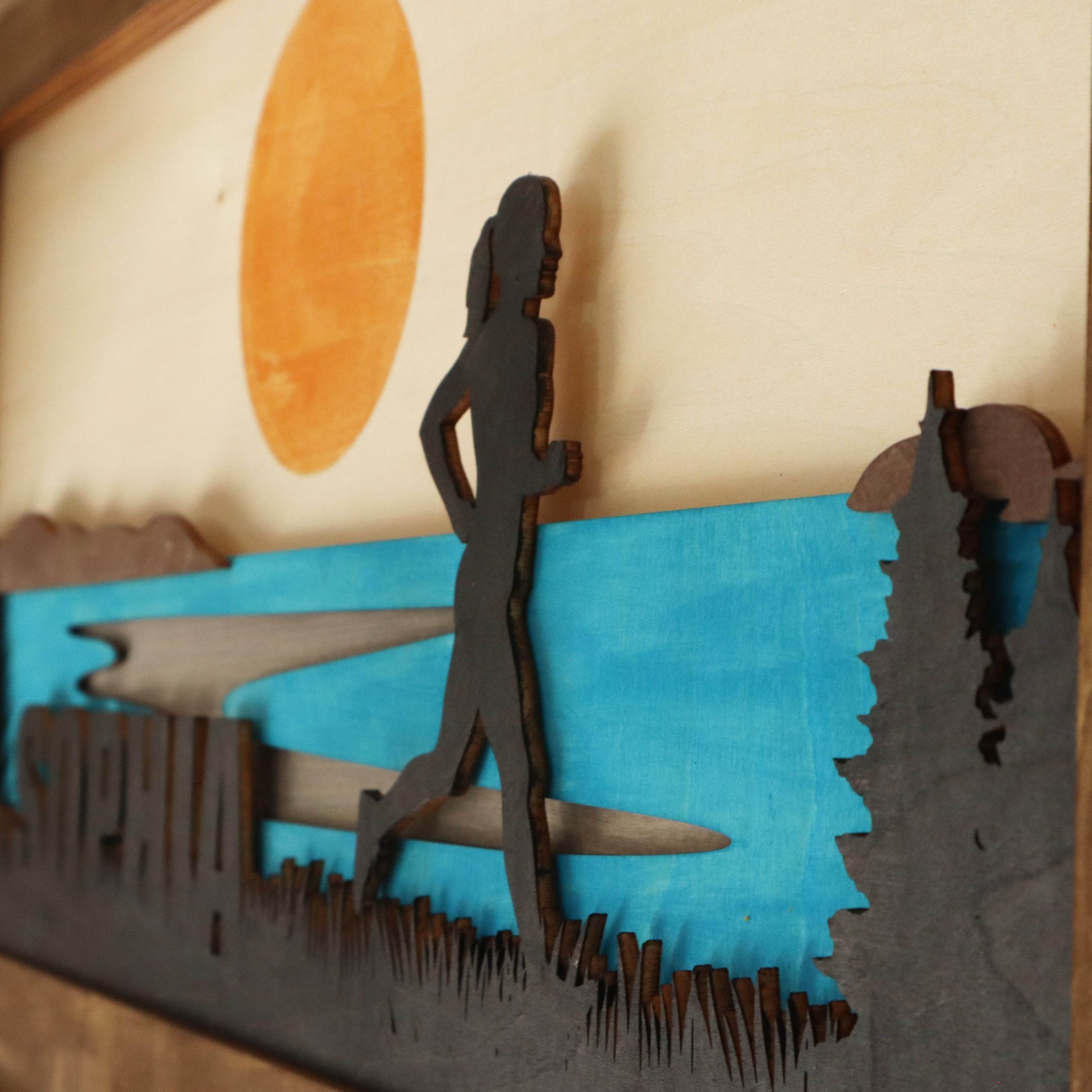 Custom Wooden Medal Hanger for Female Runners – Running Medal hanger , ChampionHanger running gifts - Champion Hanger