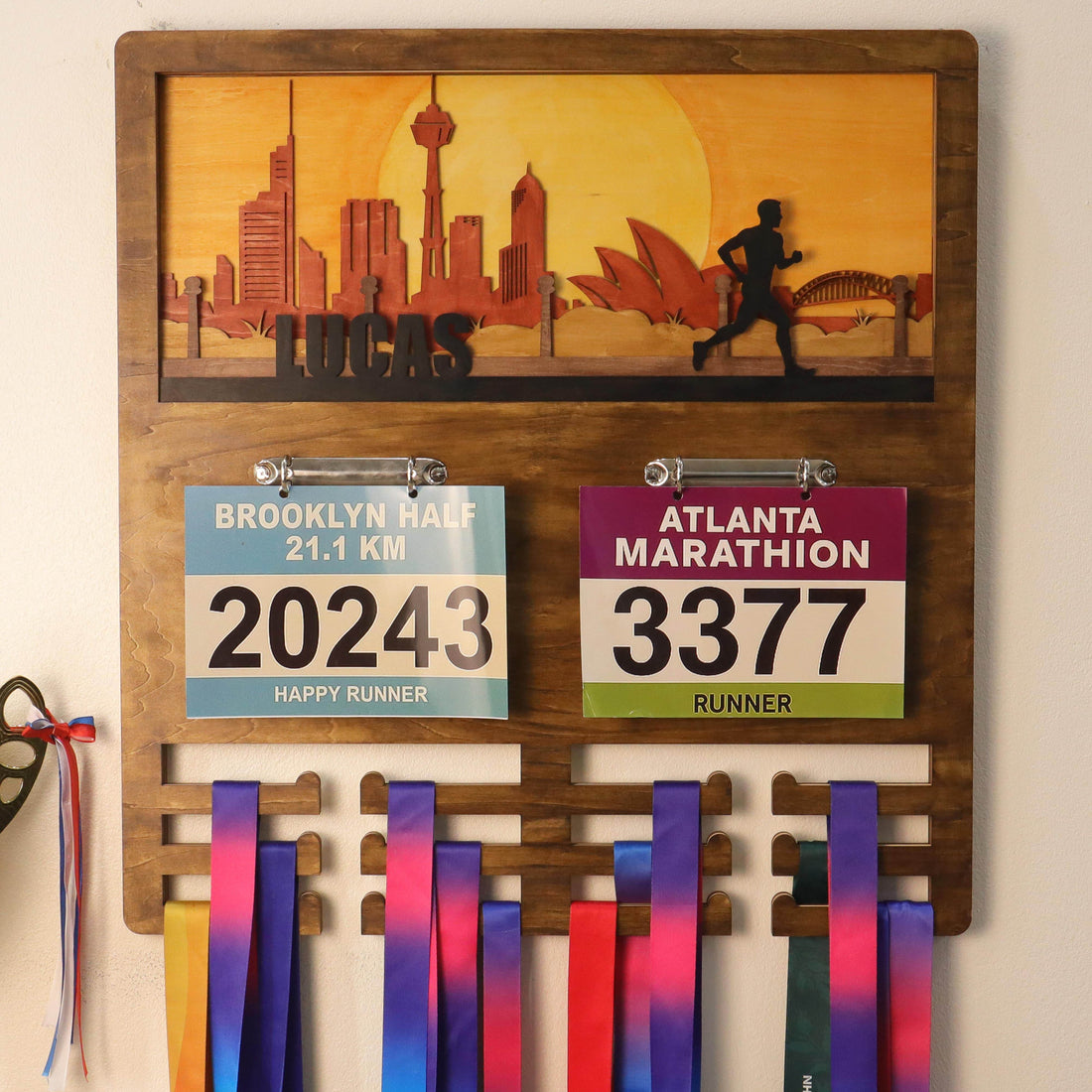 Handcrafted Sydney Runner Medal Display, ChampionHanger running gifts - Champion Hanger