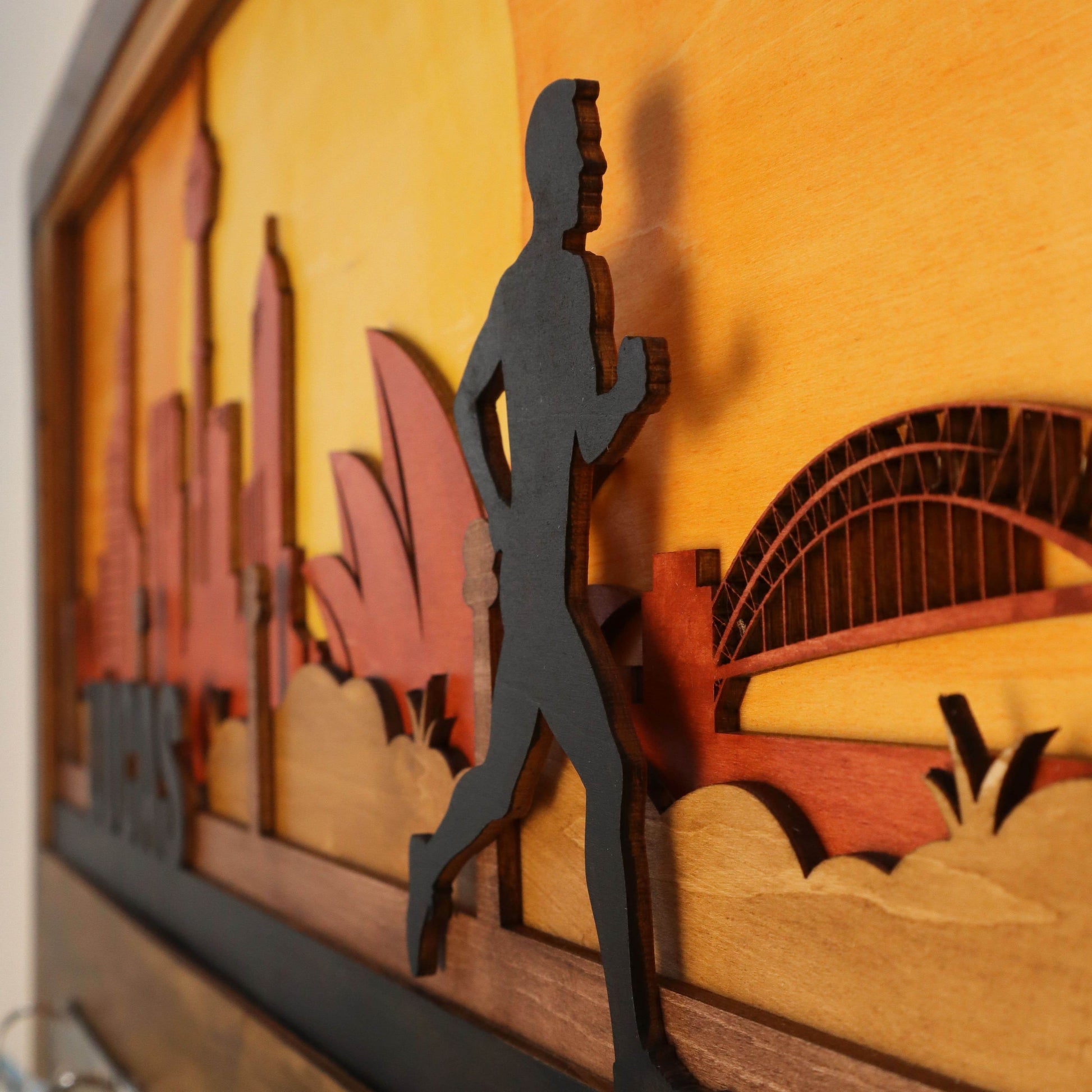 Handcrafted Sydney Runner Medal Display, ChampionHanger running gifts - Champion Hanger