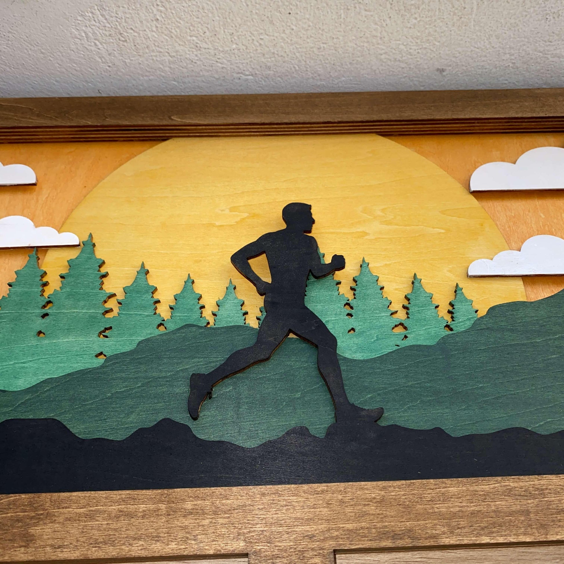 Personalized Wooden Medal Hanger for Running, Cycling & Hiking – Custom Name Display | ChampionHanger - Champion Hanger