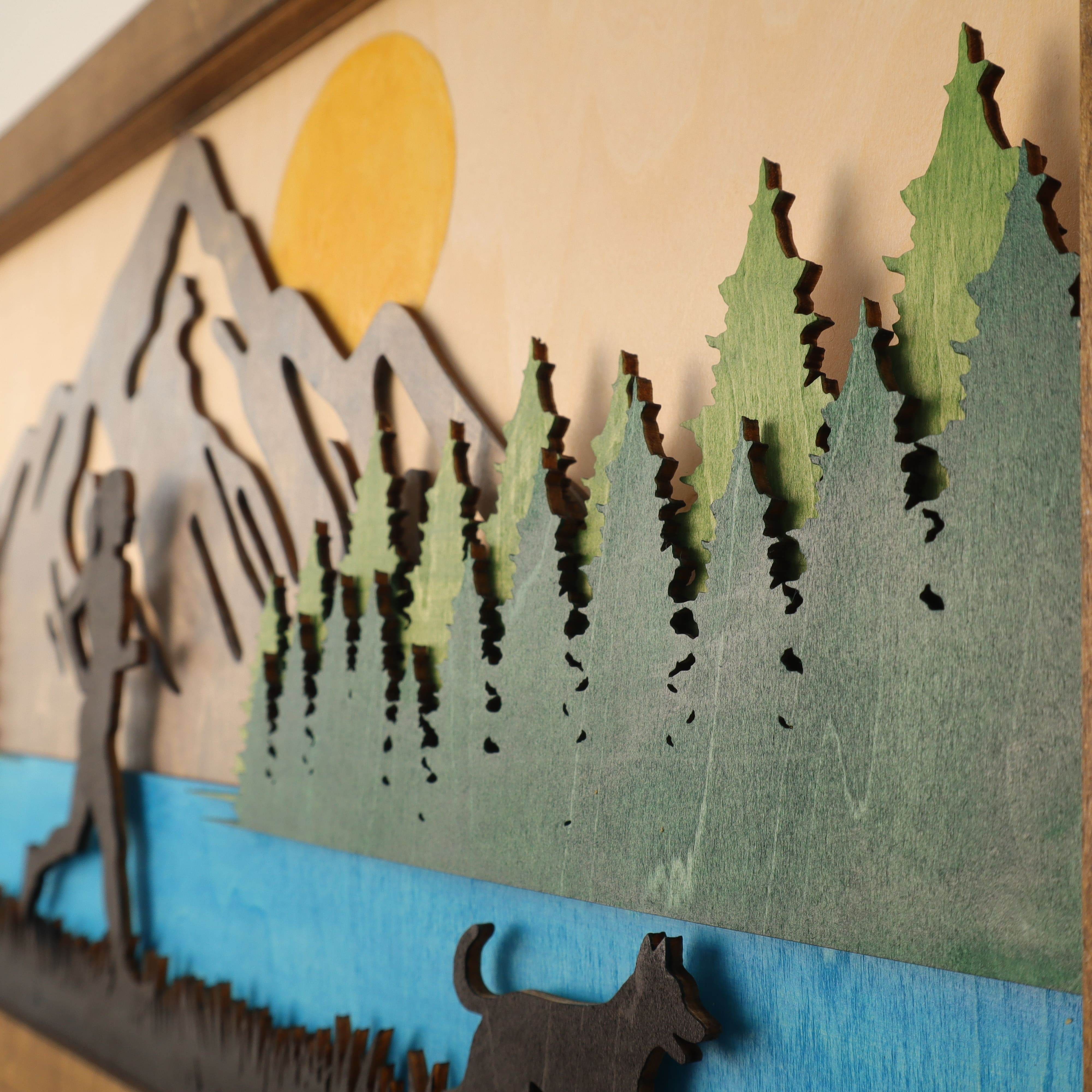 Personalized Medal Hanger – Personalized Mountain Running Display Holder – Champion Hanger Running Gifts - Champion Hanger