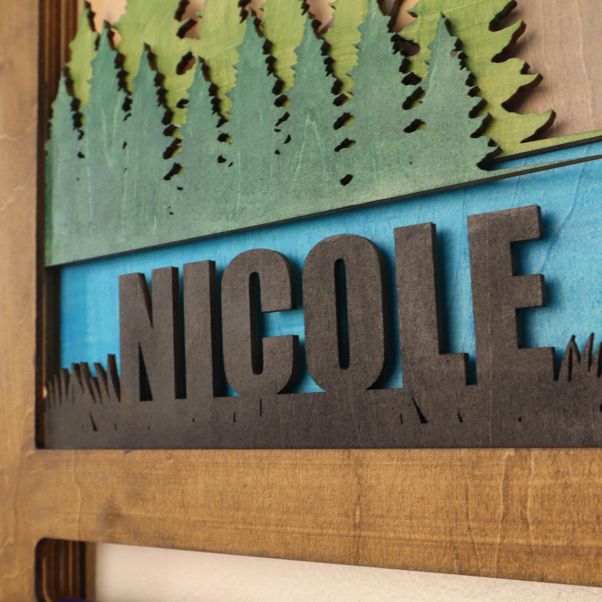 Personalized Medal Hanger – Personalized Mountain Running Display Holder – Champion Hanger Running Gifts - Champion Hanger