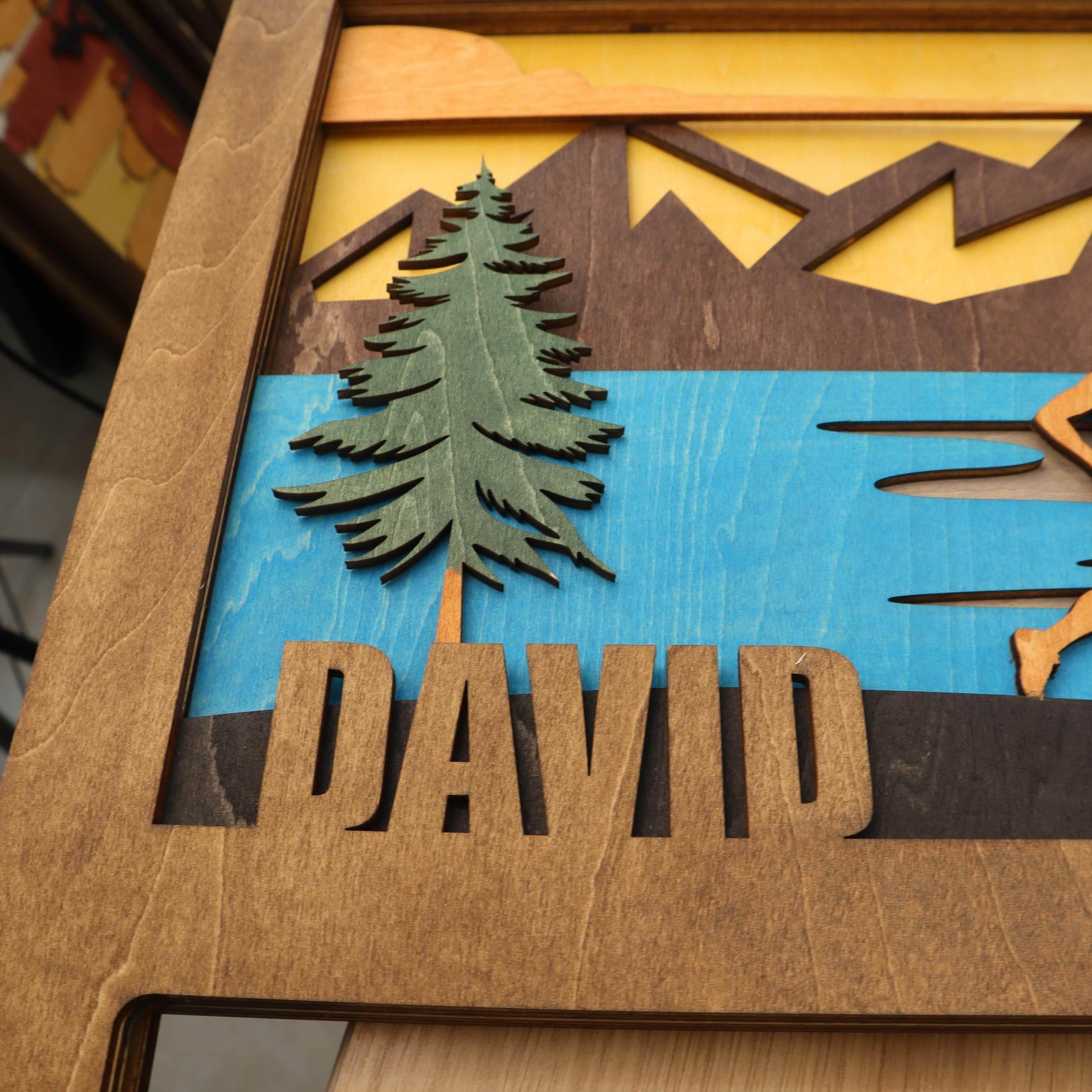 Personalized Wooden Triathlon Medal Hanger with Custom Name | Unique Gifts for Triathletes | Champion Display Rack - Champion Hanger