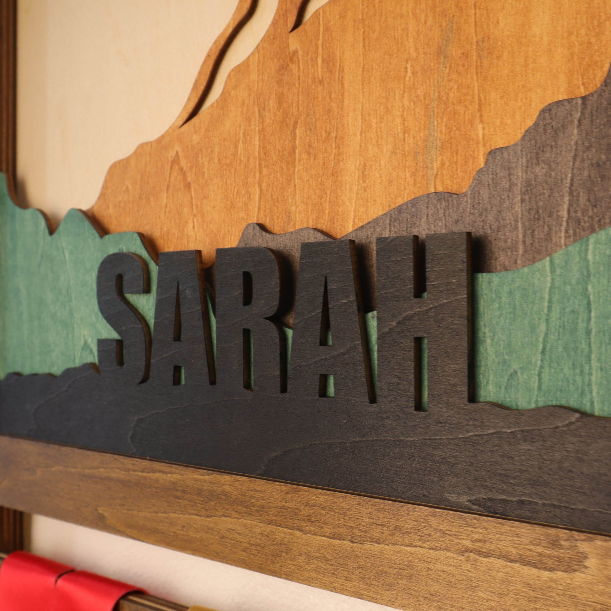 Personalized Mountain Runner Medal Holder – ChampionHanger running gifts - Champion Hanger