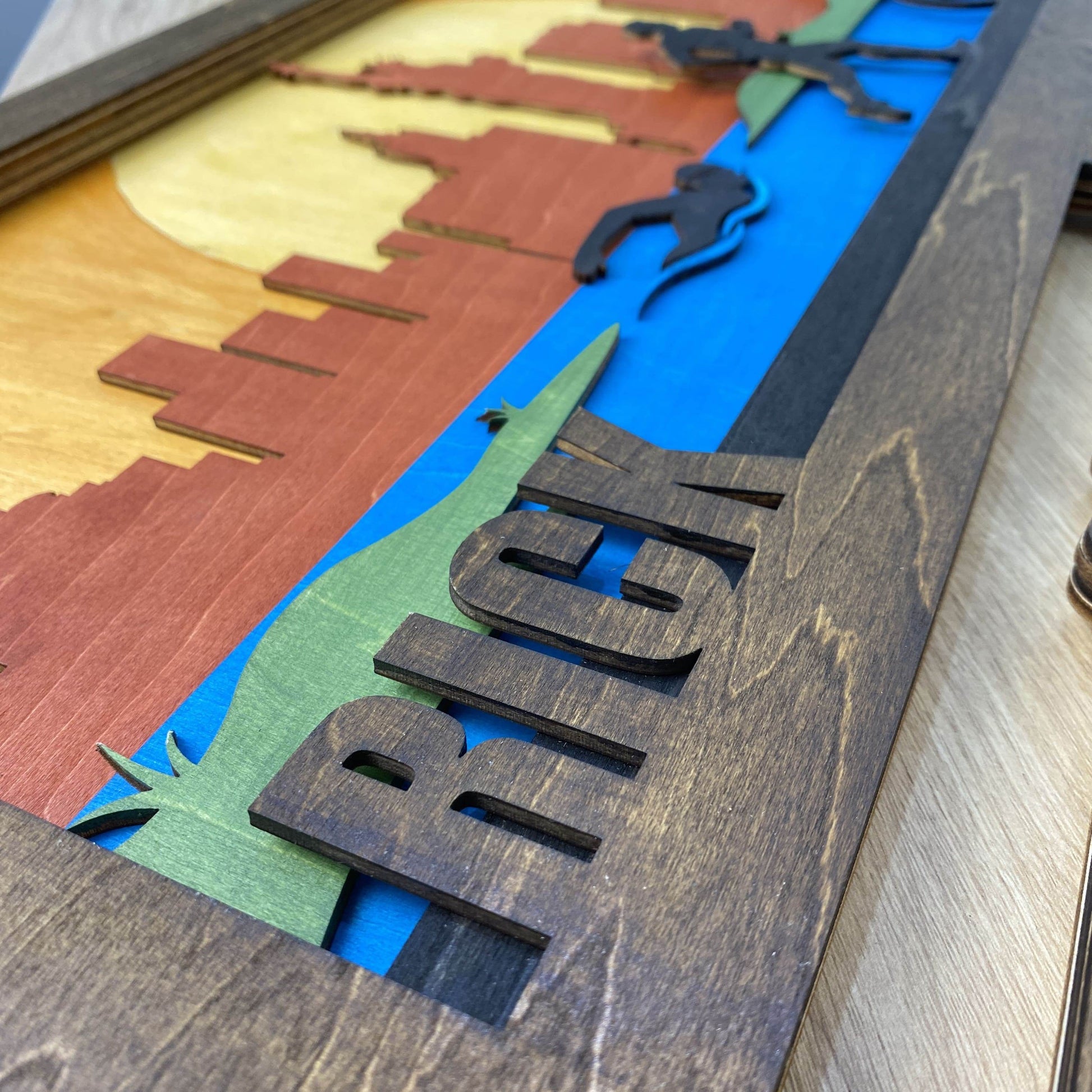 Personalized New York Skyline Triathlon Medal Holder, ChampionHanger Triathlon Gifts - Champion Hanger