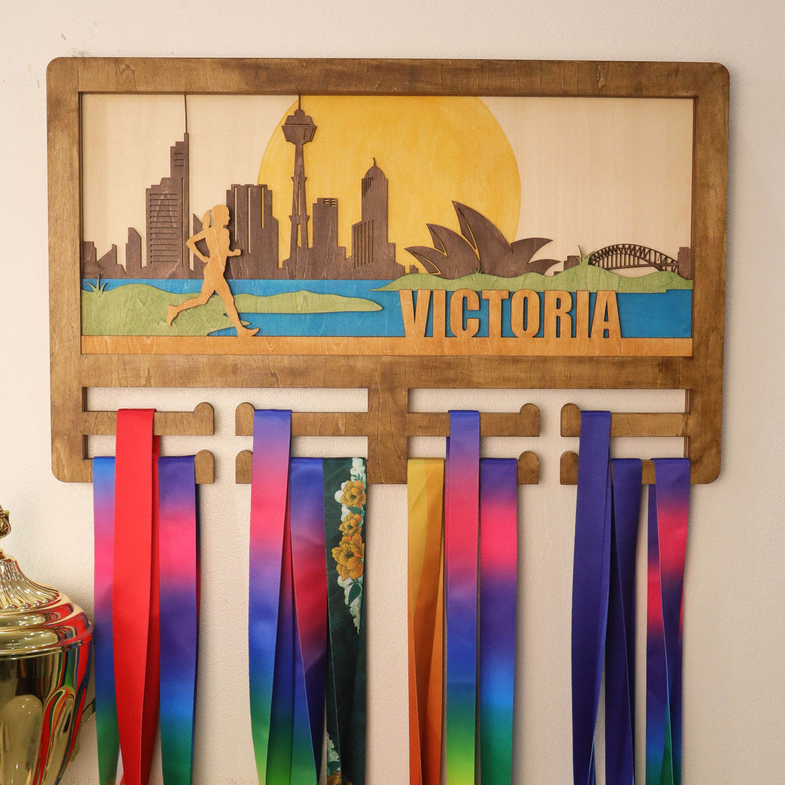 Sydney City Australia Running Medal Hanger, ChampionHanger running gifts - Champion Hanger