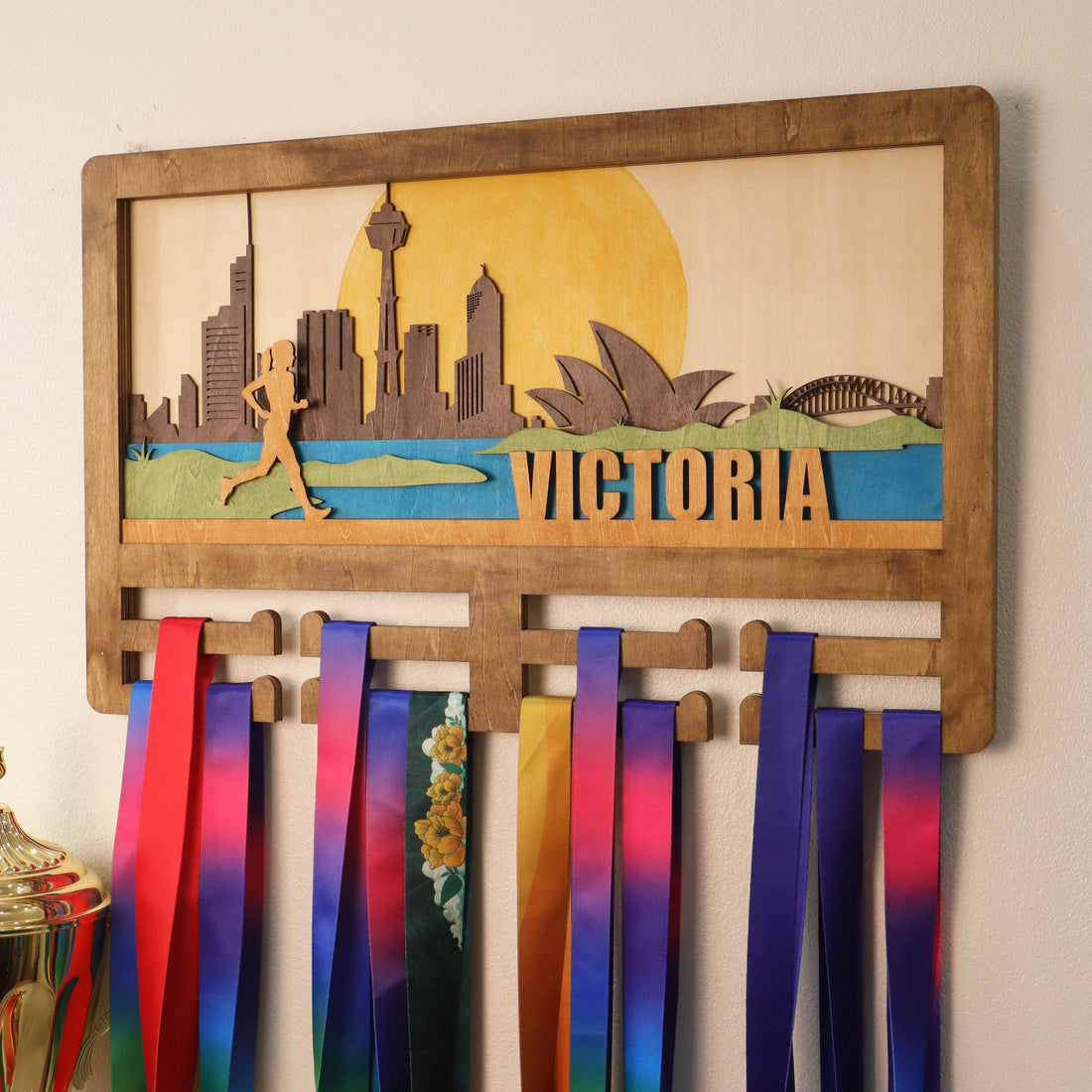 Sydney City Australia Running Medal Hanger, ChampionHanger running gifts - Champion Hanger