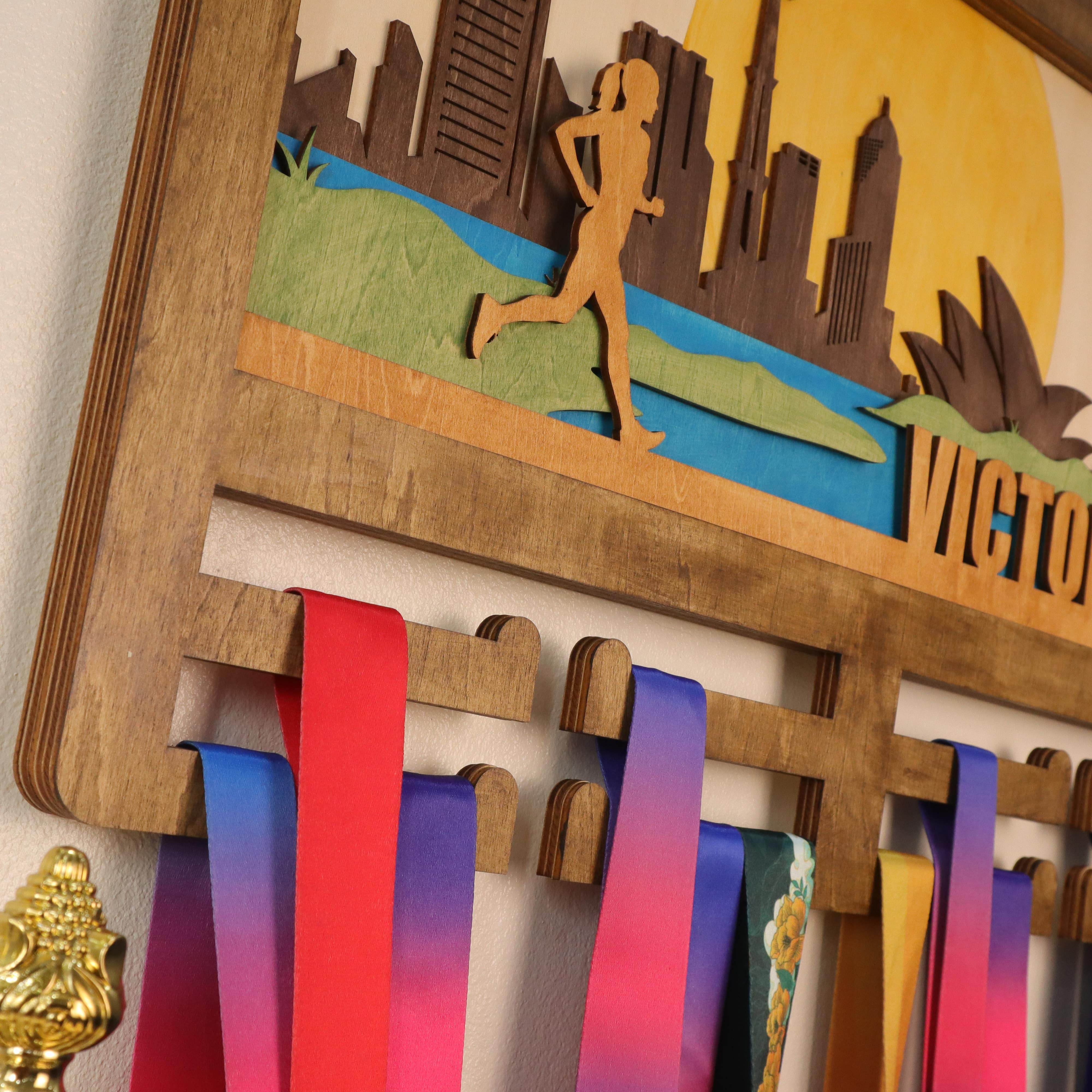 Sydney City Australia Running Medal Hanger, ChampionHanger running gifts - Champion Hanger