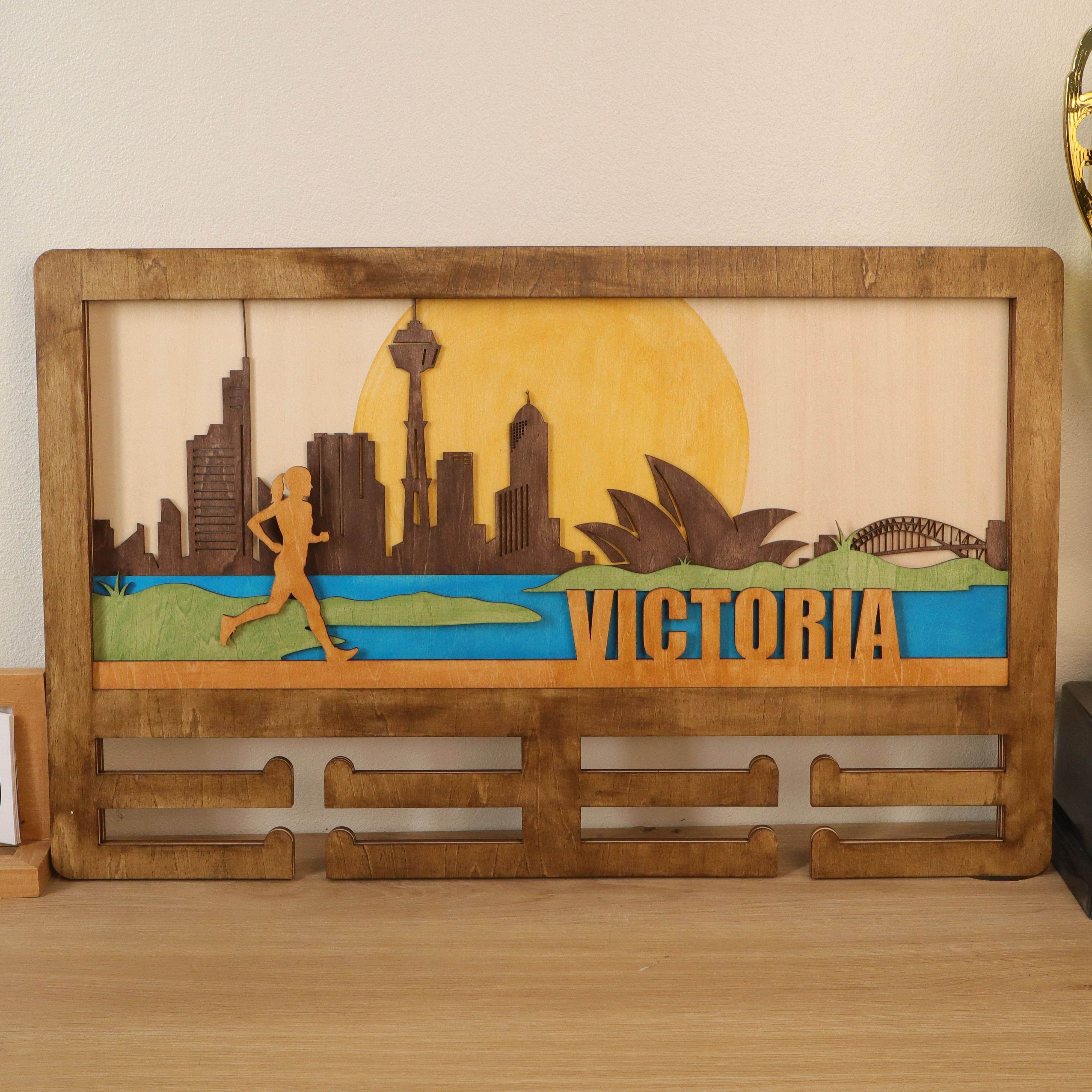 Sydney City Australia Running Medal Hanger, ChampionHanger running gifts - Champion Hanger