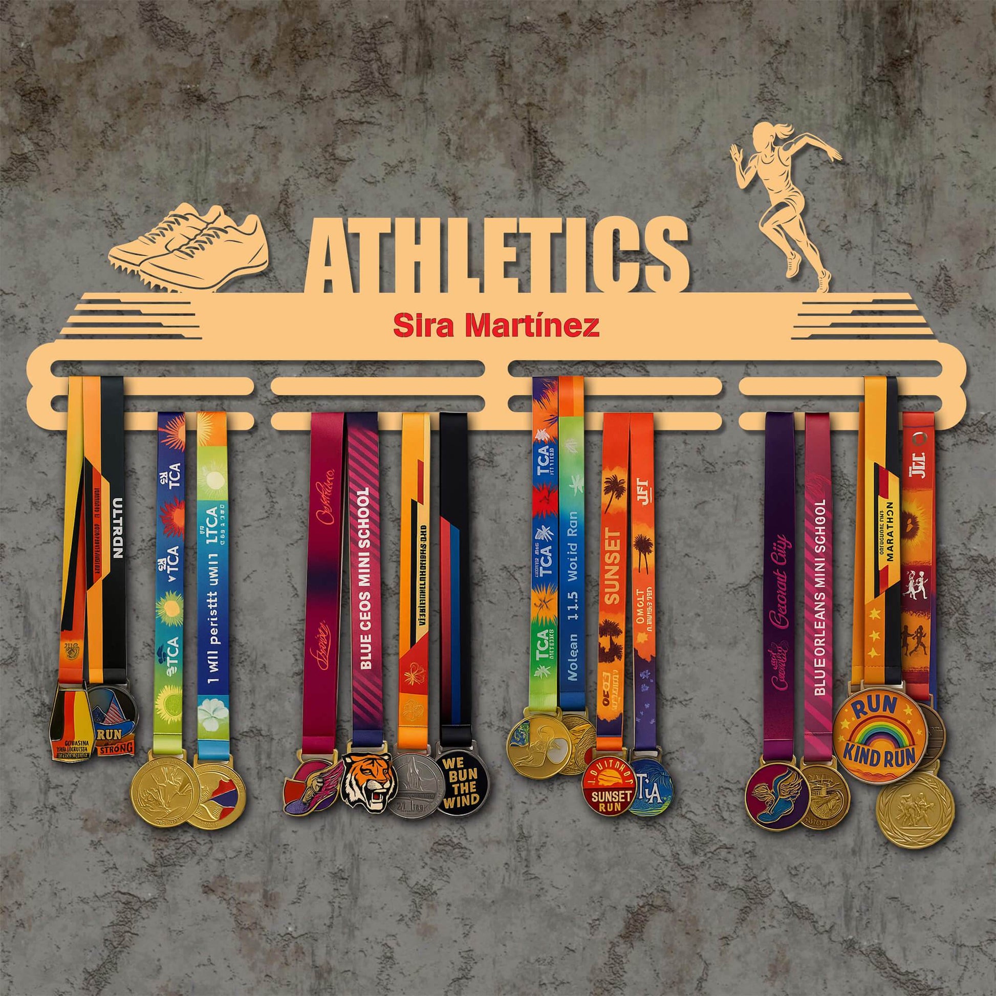 Custom Medal Hanger for Athletic – Stainless Steel Display Rack - Champion Hanger