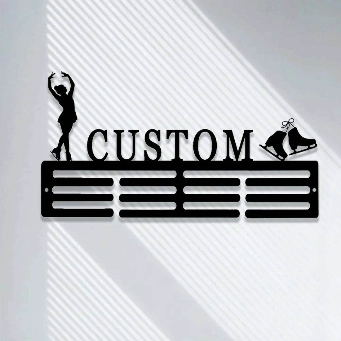 Custom Figure Skating Medal Hanger, Personalized with Skater’s Name, Custom Skating Medal Holder - Champion Hanger