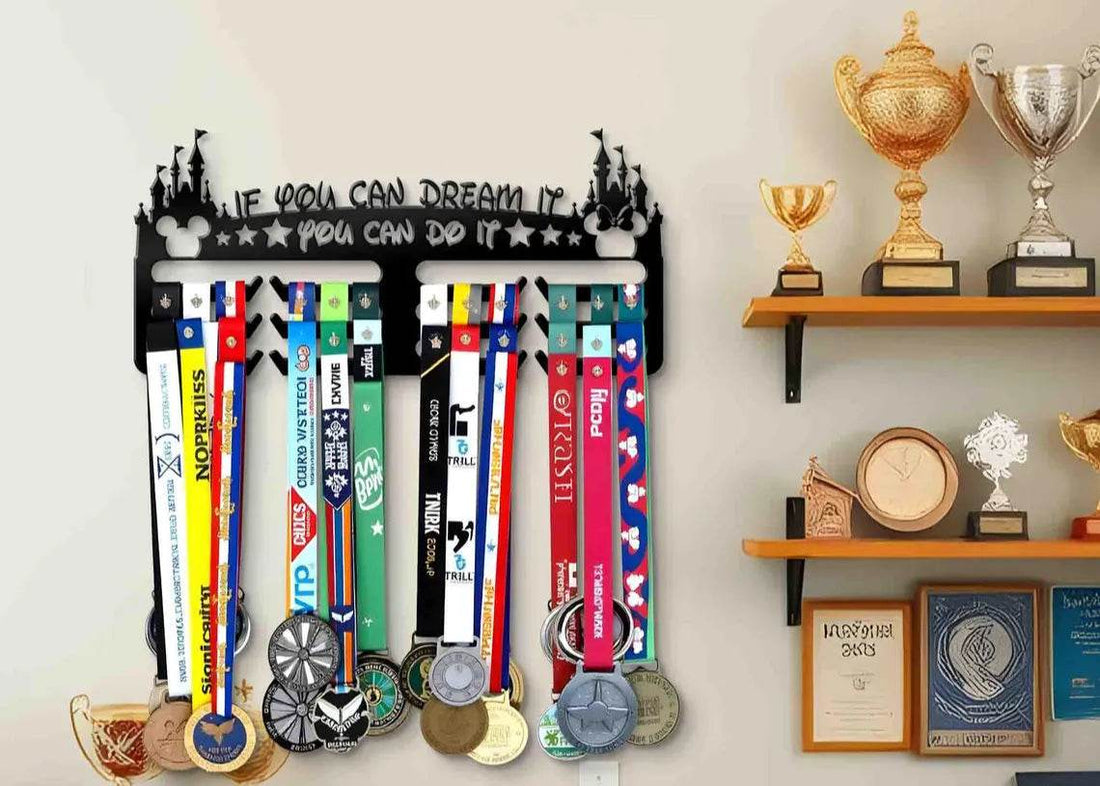 If You Can Dream It, You Can Do It Medal Hanger, Custom Metal Medal Holder, Personalized Name Display Rack, Sports Awards Gift - Champion Hanger
