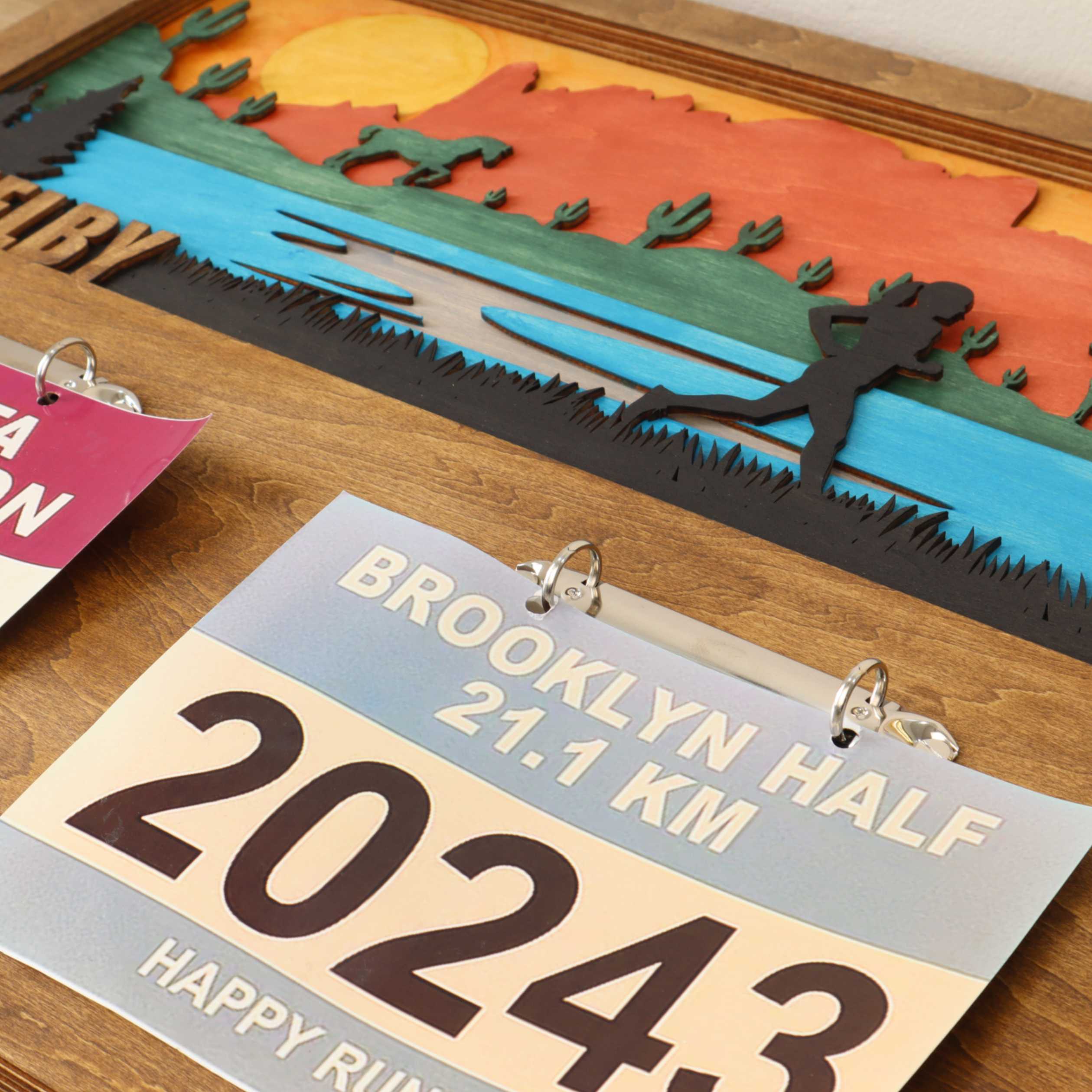 Personalized Wooden Medal Hanger for Running, Cycling & Hiking | ChampionHanger