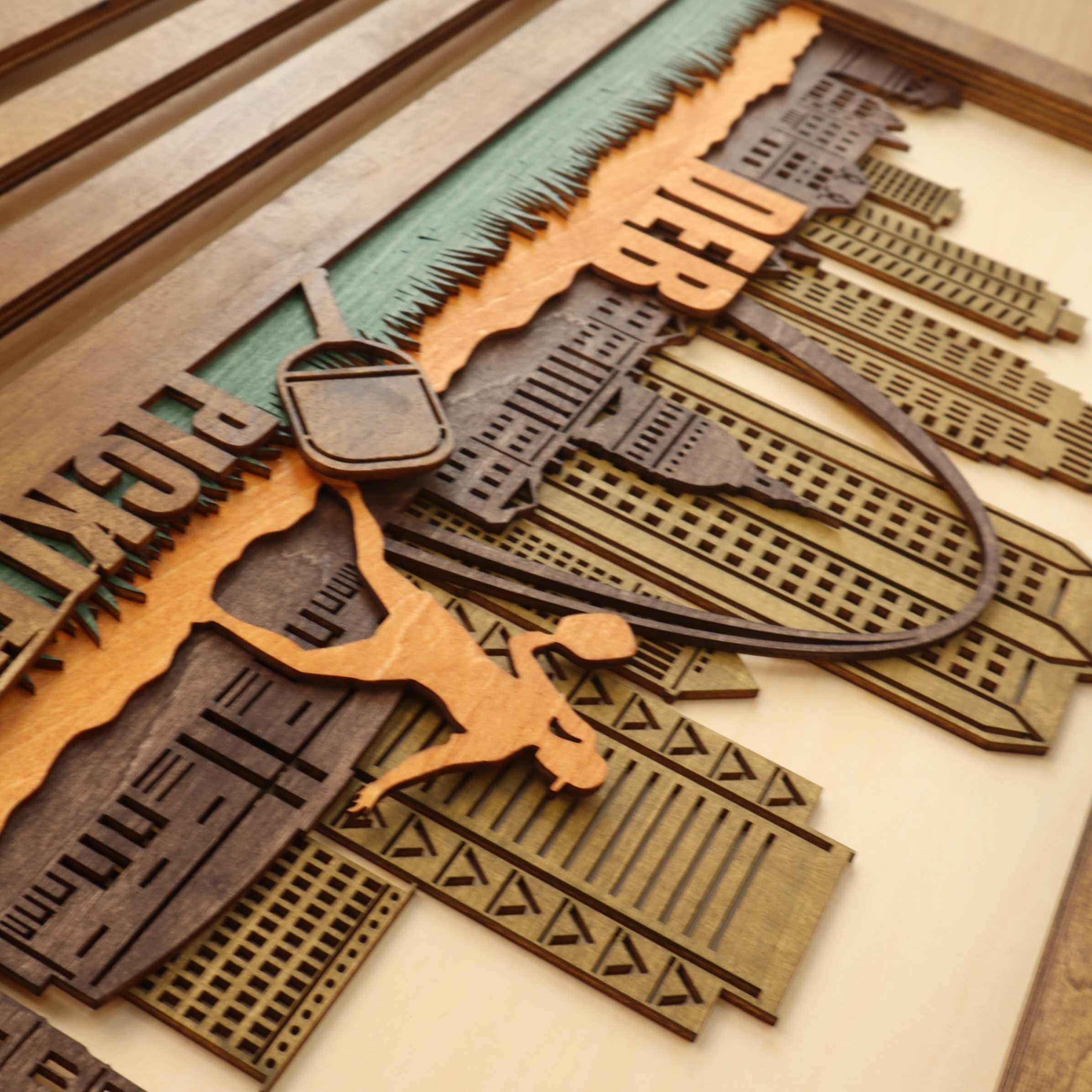 Personalized Wooden Pickleball Medal Hanger with Custom Name | ChampionHanger