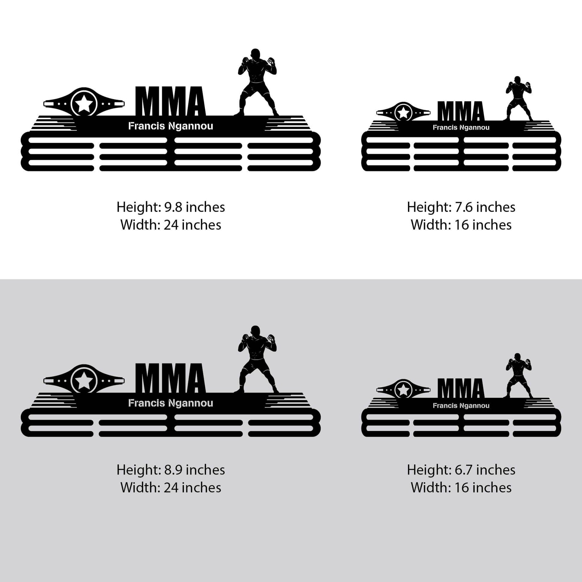Metal MMA Medal Holder – Metal Hanger for MMA Awards – Stainless Steel Display Rack - Champion Hanger