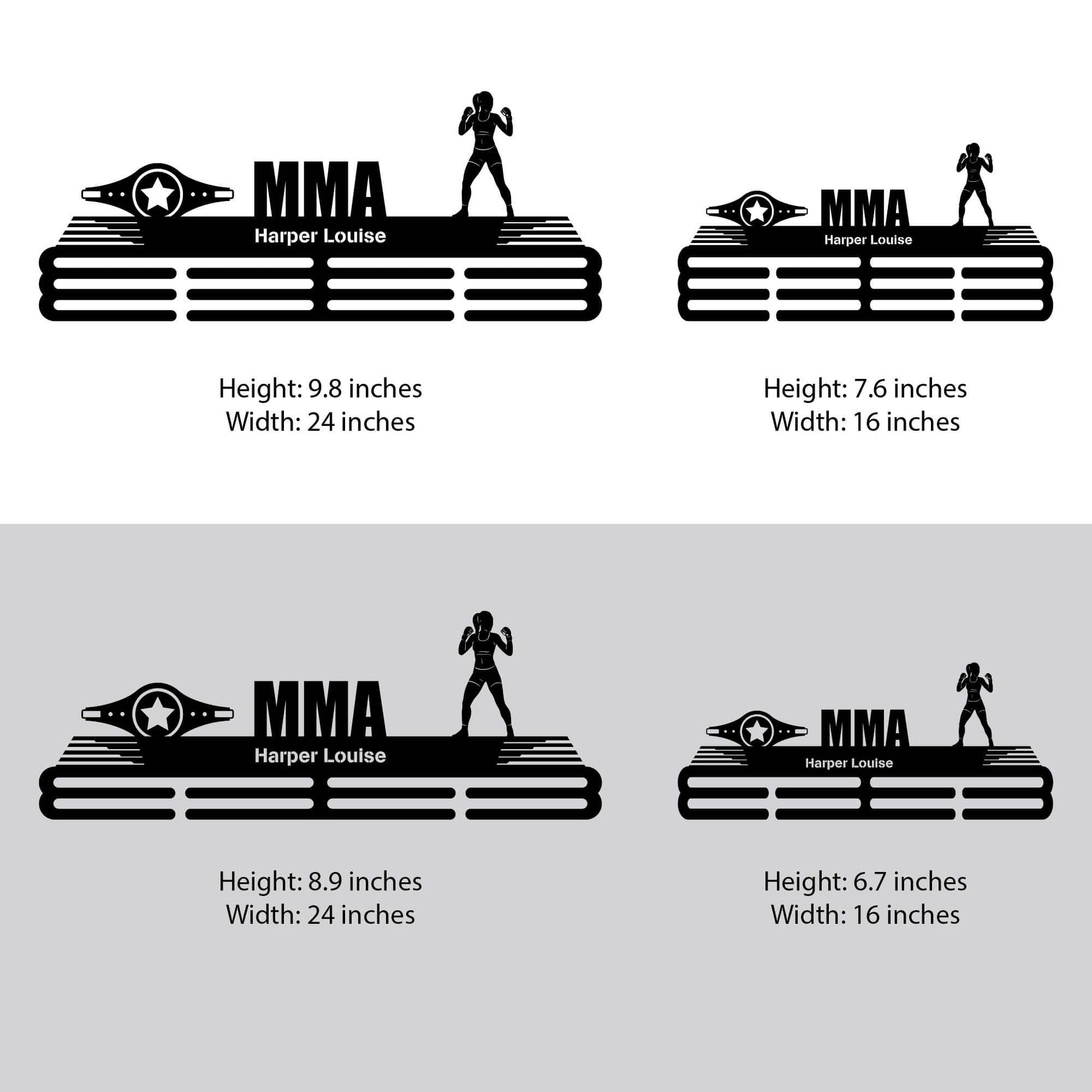 Metal MMA Medal Holder – Metal Hanger for MMA Awards – Stainless Steel Display Rack - Champion Hanger