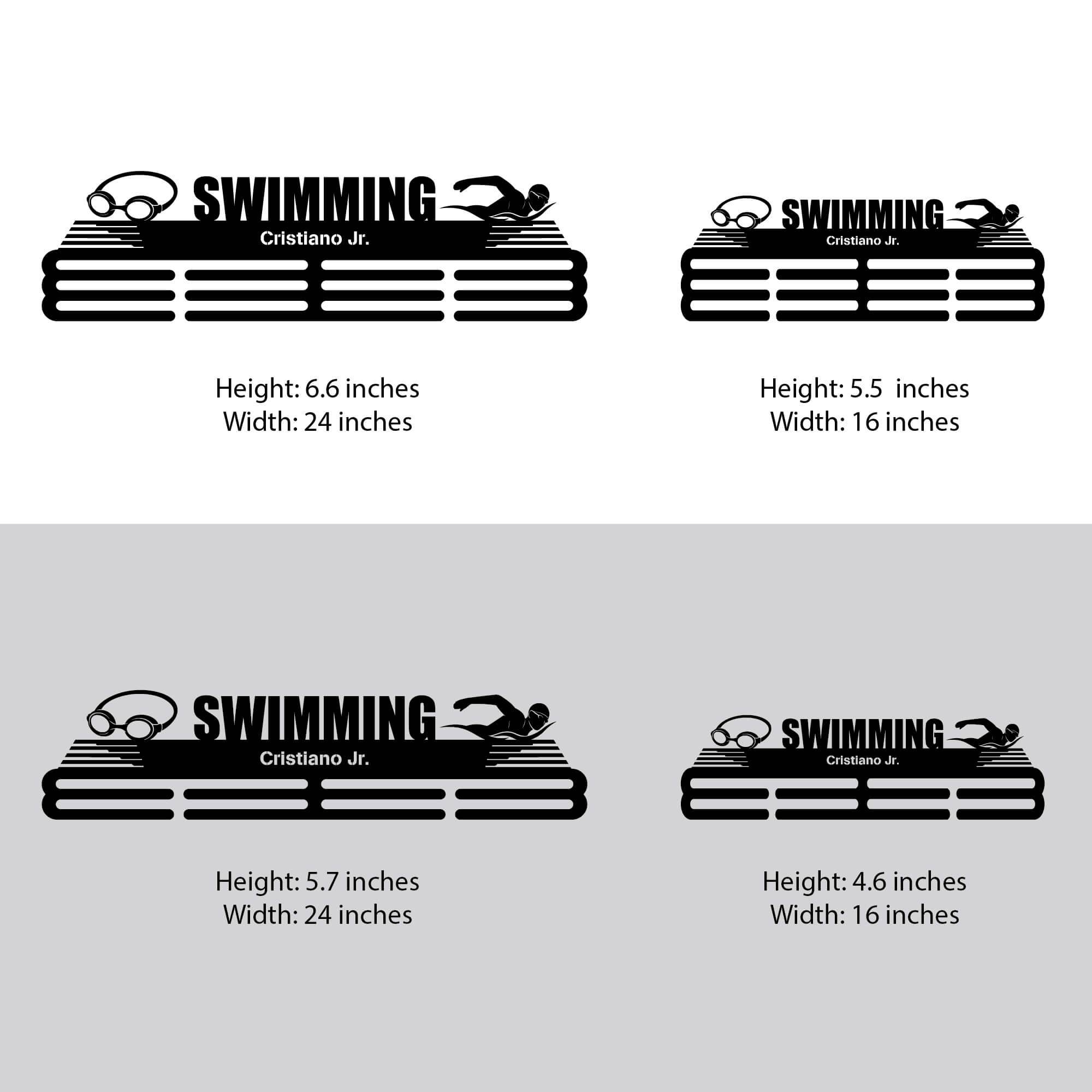 Metal Hanger for Swimming Awards – Stainless Steel Display Rack - Champion Hanger