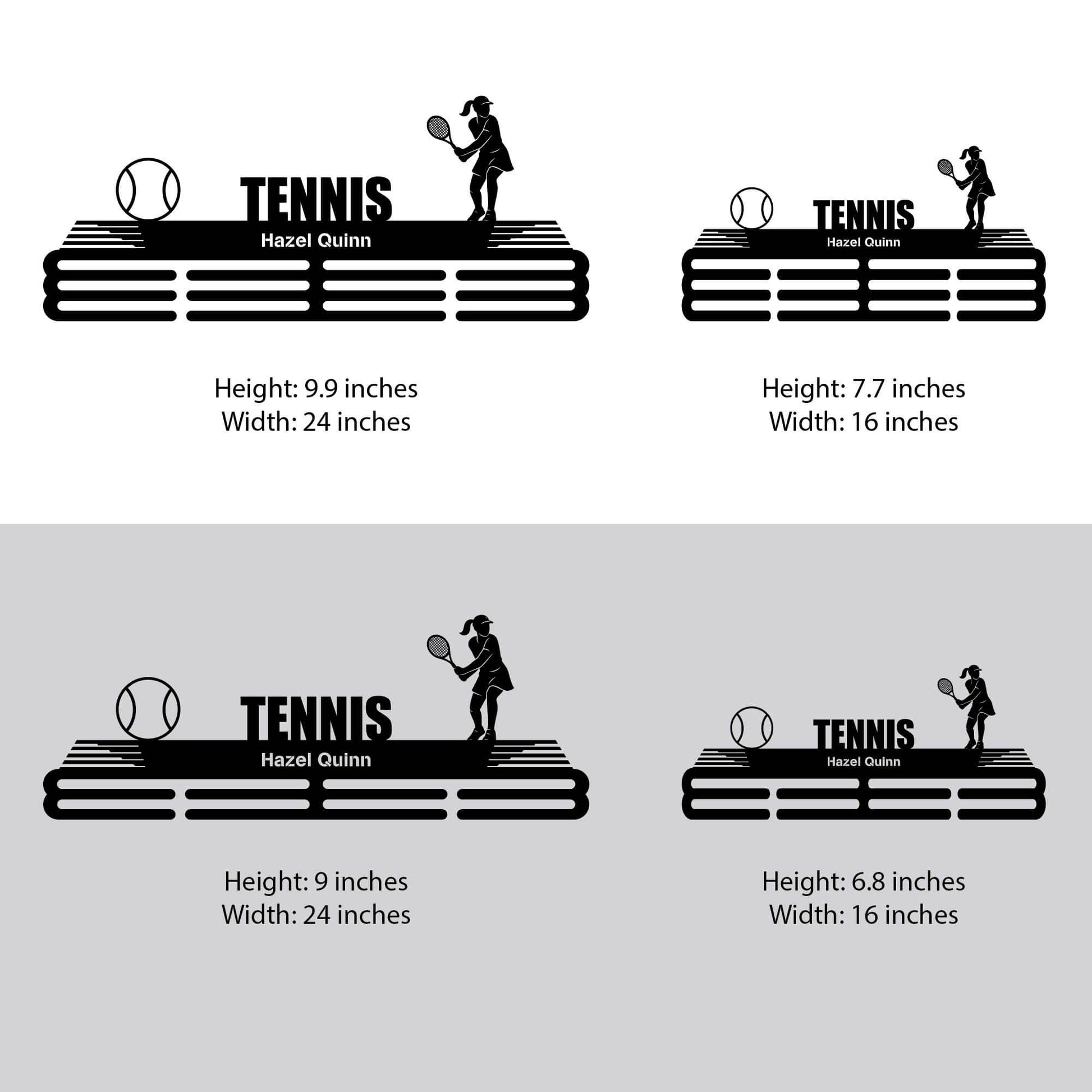 Metal Hanger for Tennis Awards – Stainless Steel Display Rack - Champion Hanger